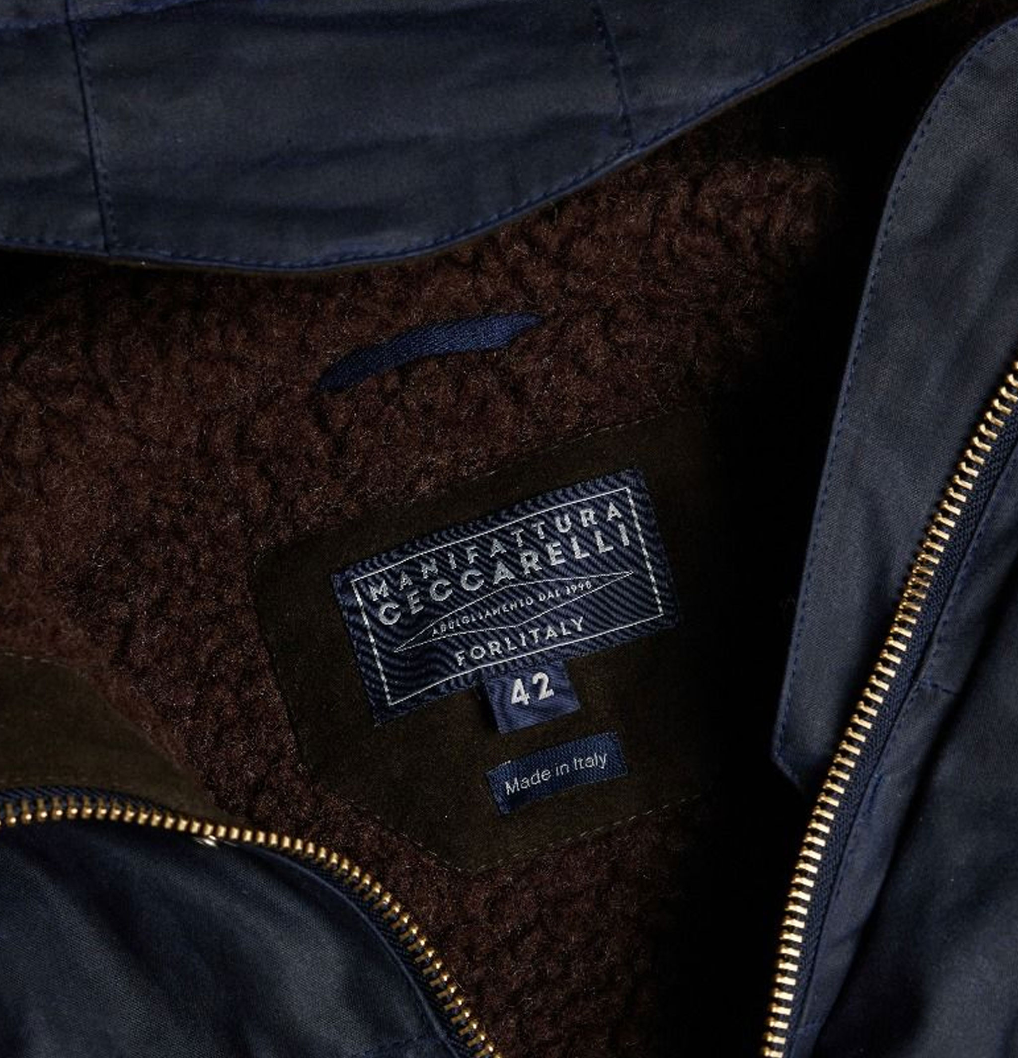 Manifattura Ceccarelli Long Moutain Parka Wax Navy