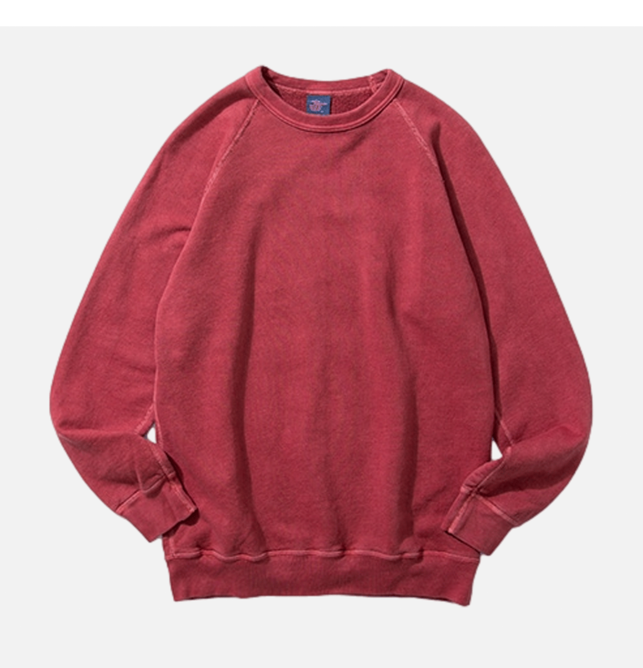 Good On Raglan Crew Sweat P-Red