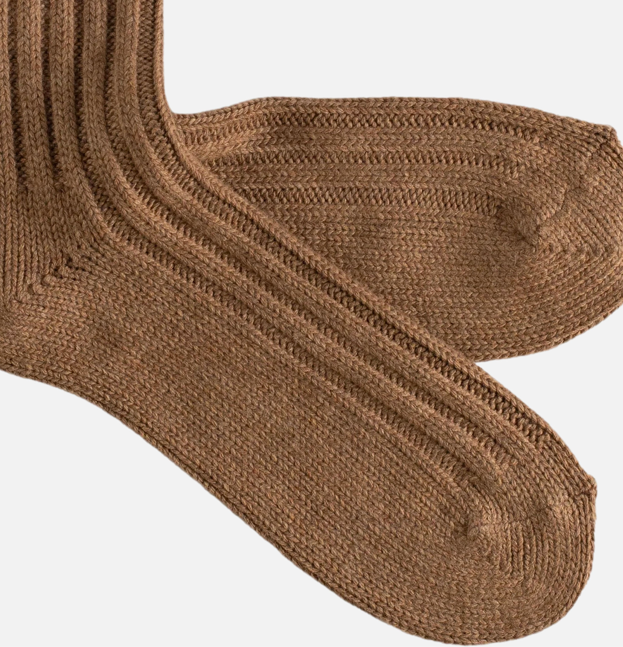 Thunders Love Solid Wool Socks Camel