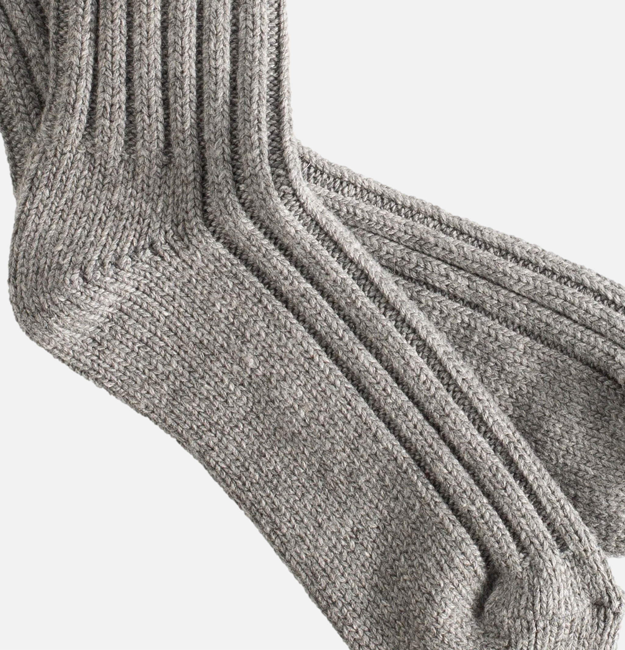 Thunders Love Solid Wool Socks Ash Grey