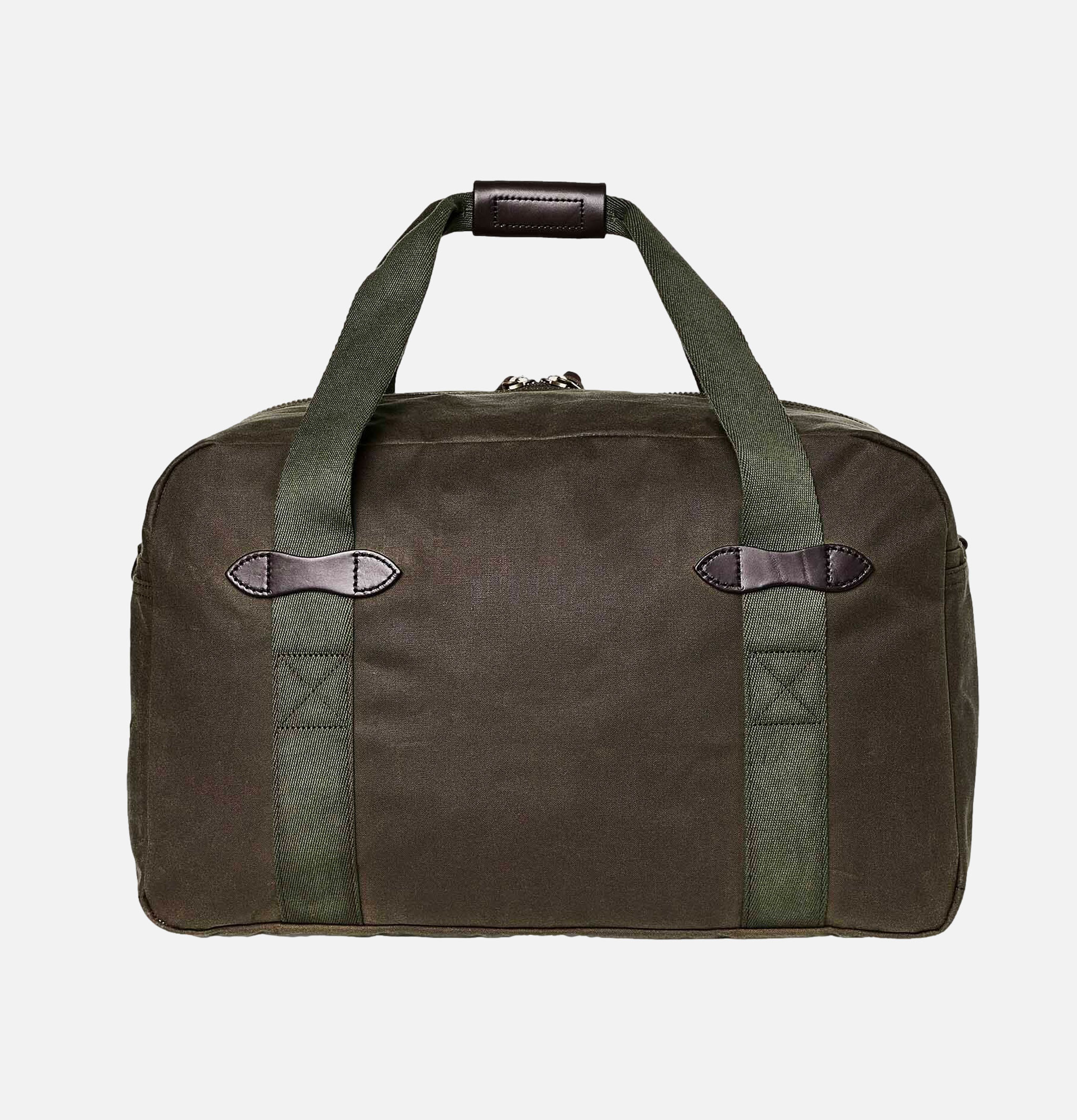 Medium tin cloth field duffle bag top