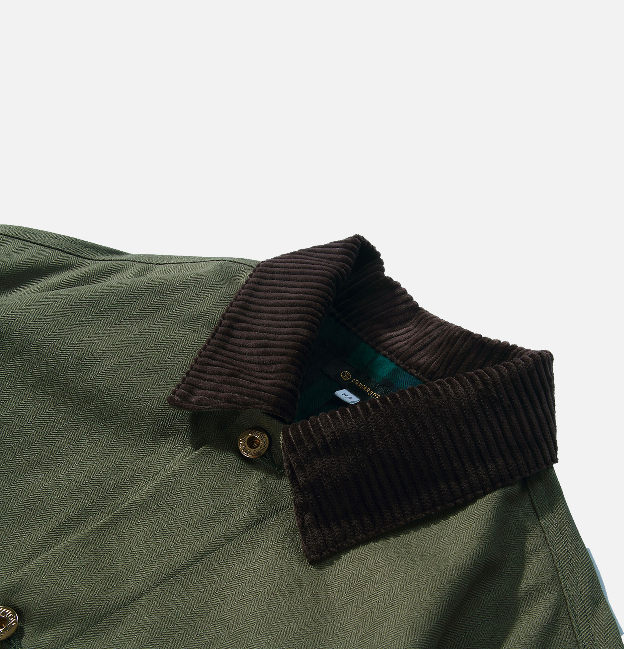 Standard Types Corduroy Collar Jacket Green