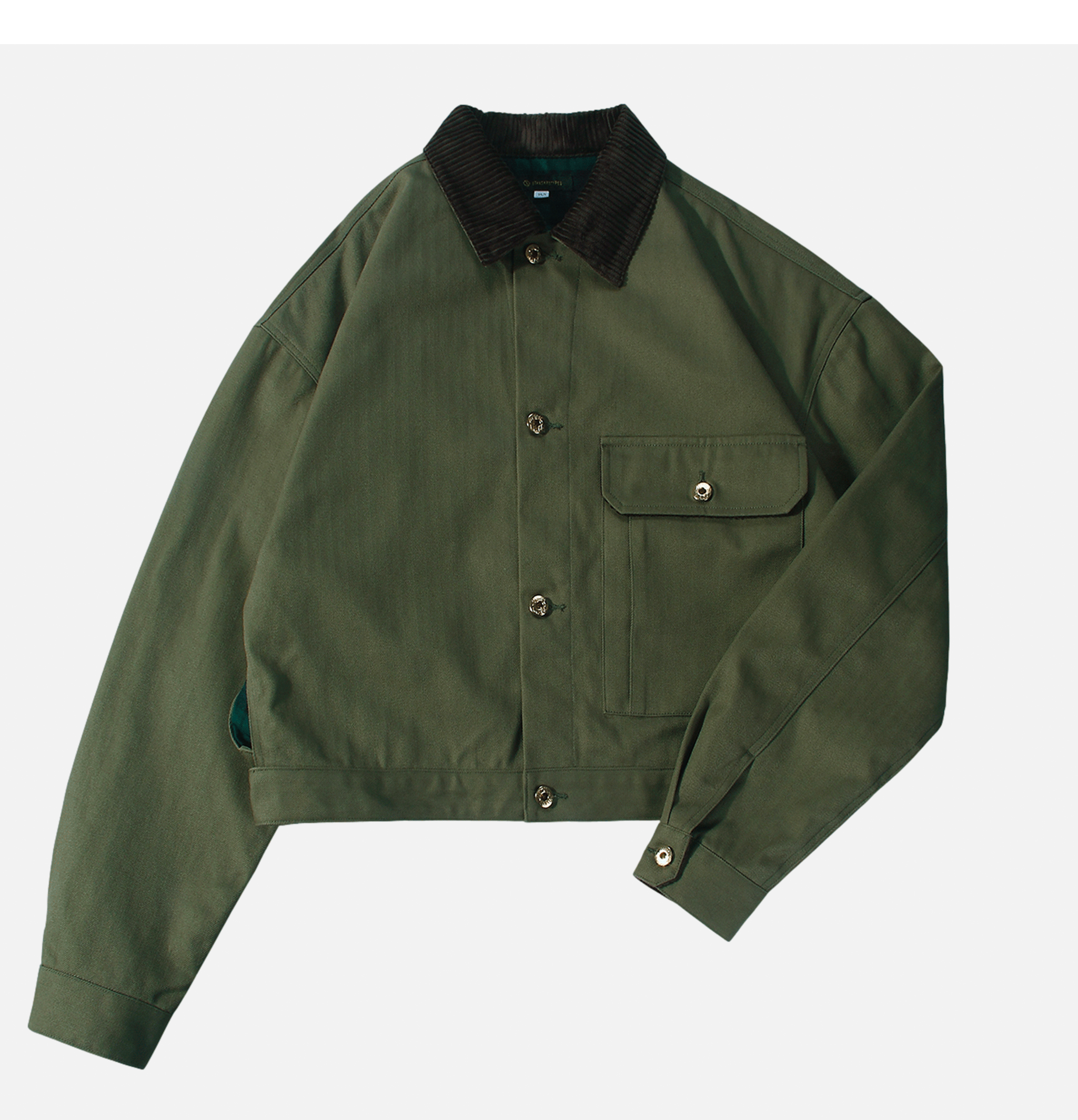 Standard Types Corduroy Collar Jacket Green
