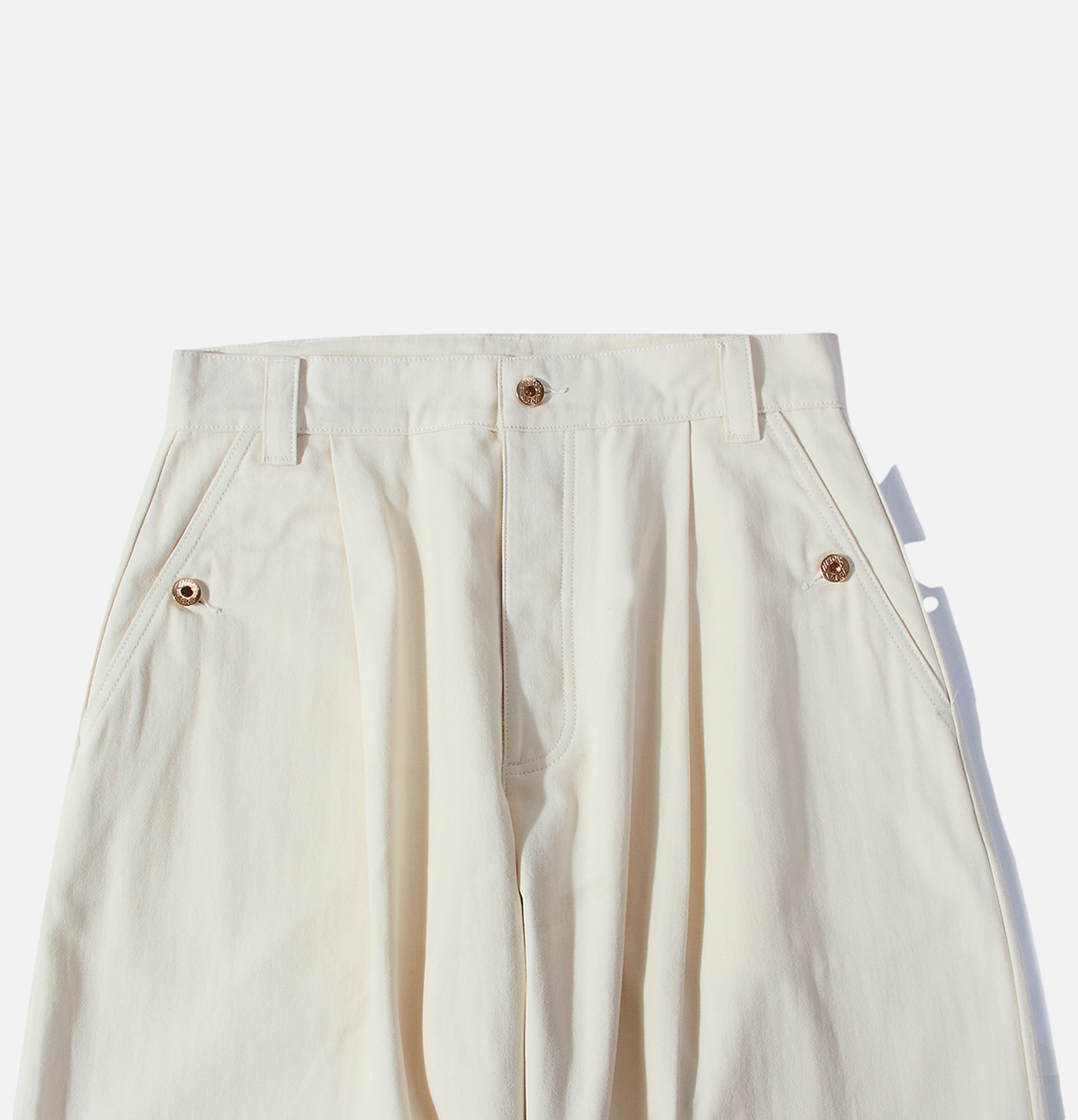 Standard Types Naval Button Pants Neutral