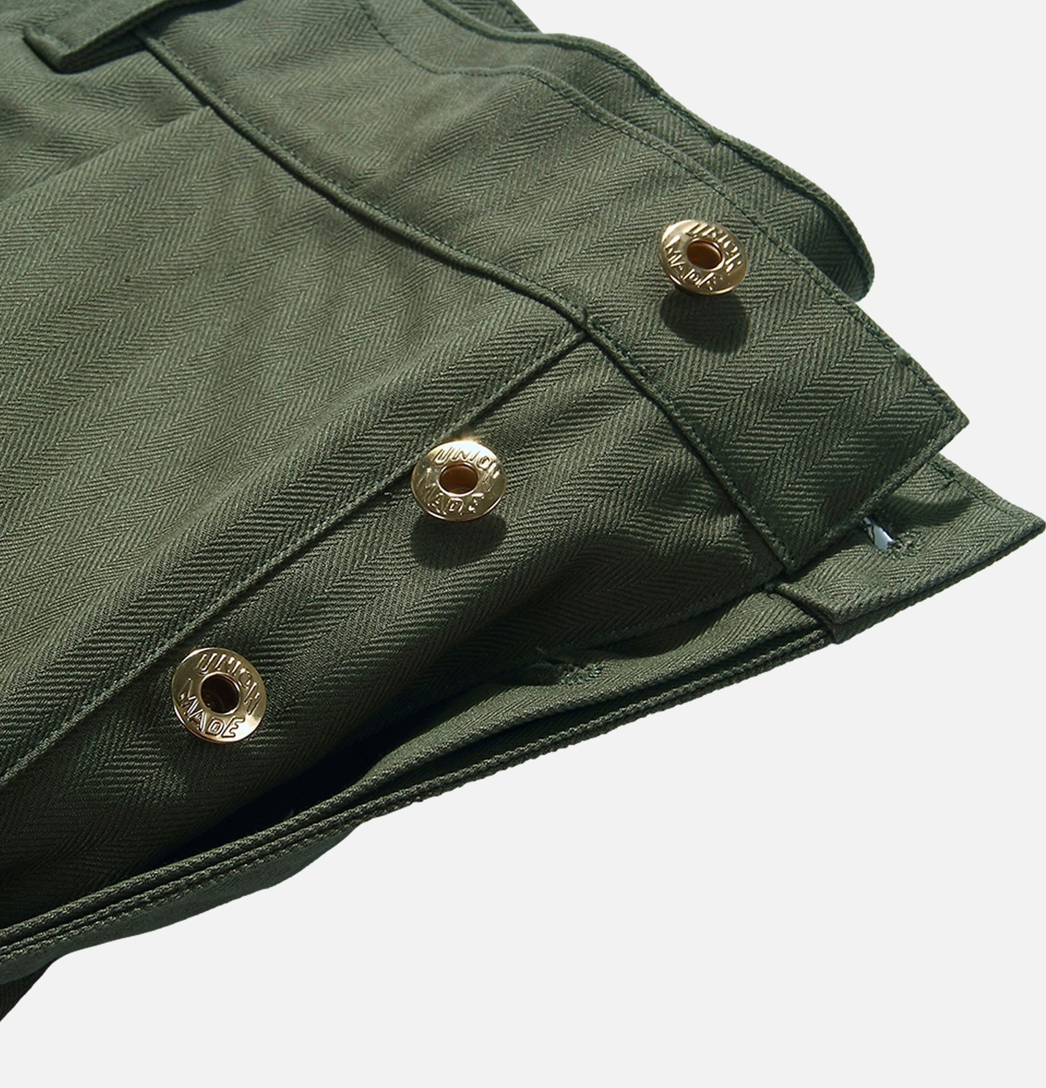 Standard Types Naval Button Pants Green