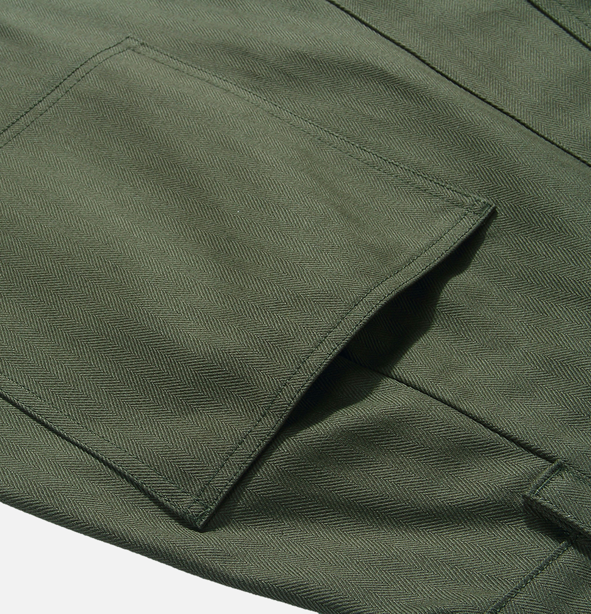 Standard Types Naval Button Pants Green