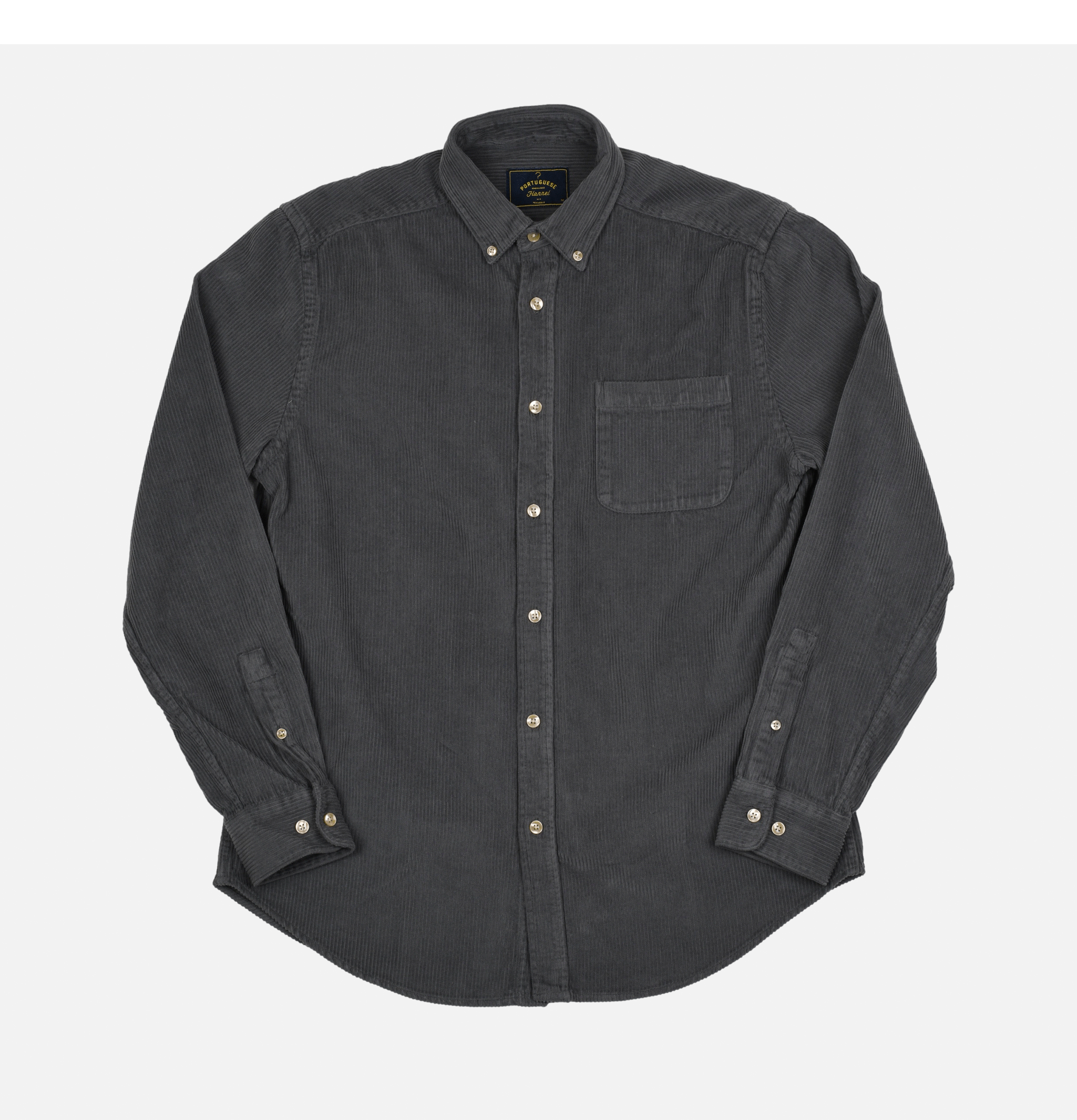 Portuguese Flannel Shirt Lobo Anthracite