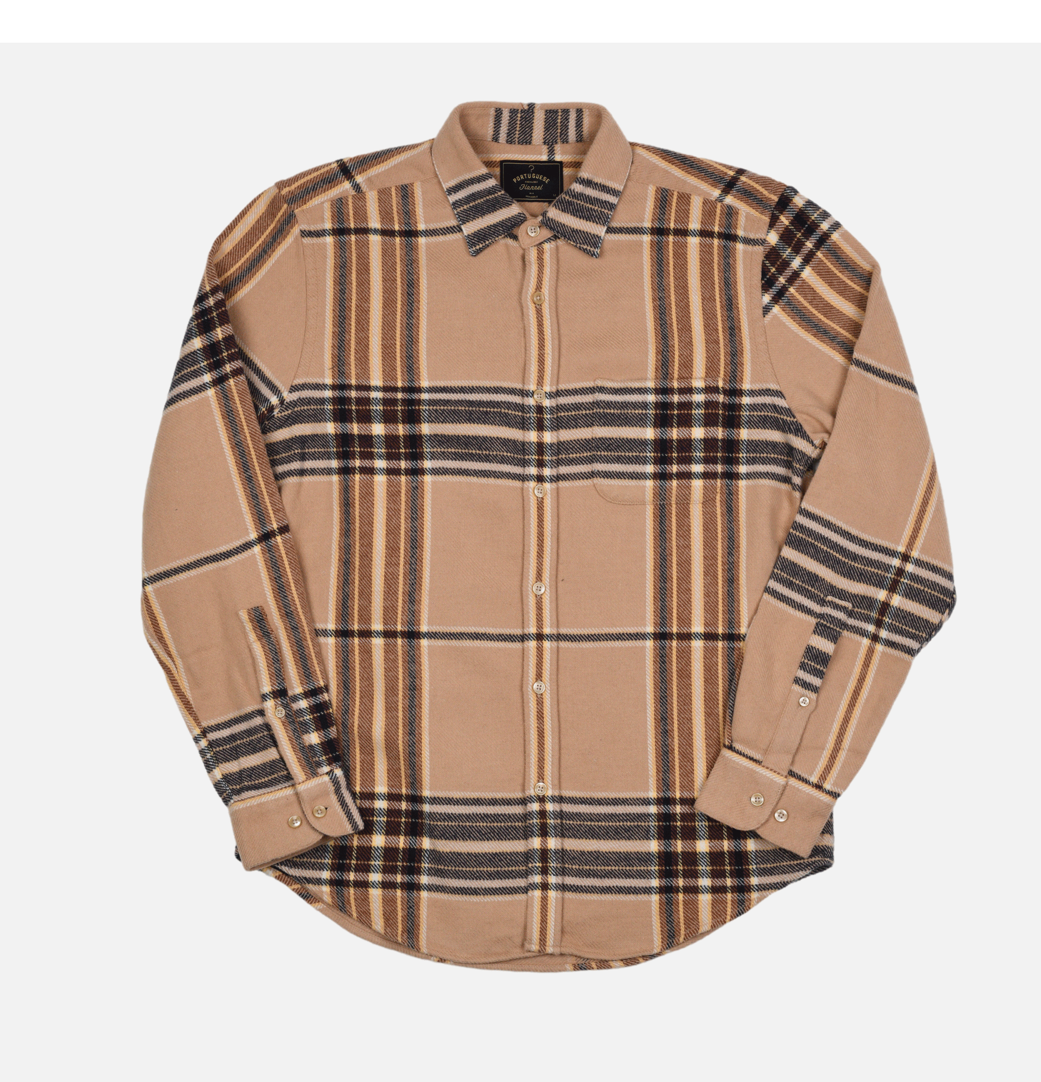 Portuguese Flannel Hazelnut Shirt