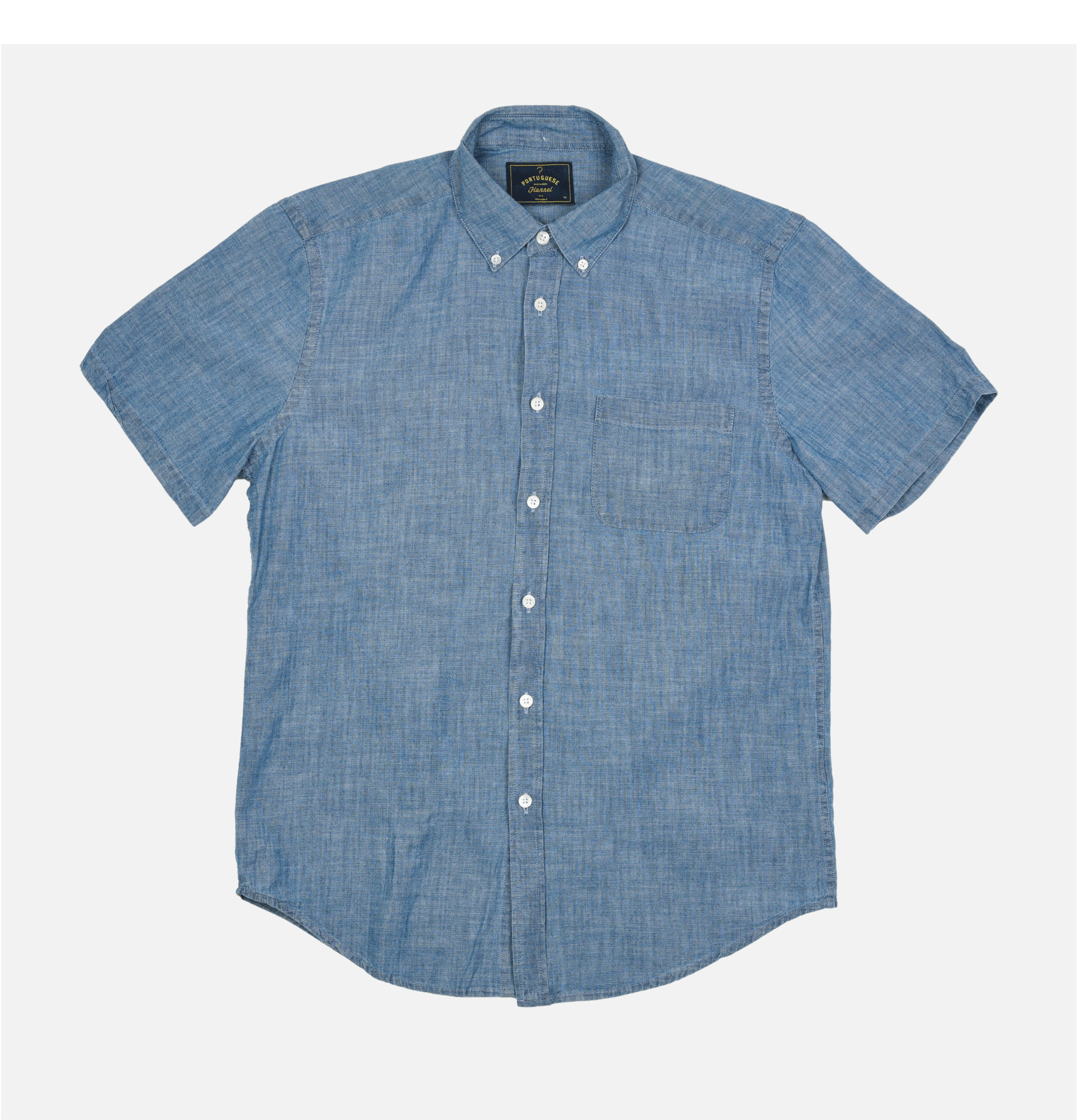 Chemise Chambray Ss Blue