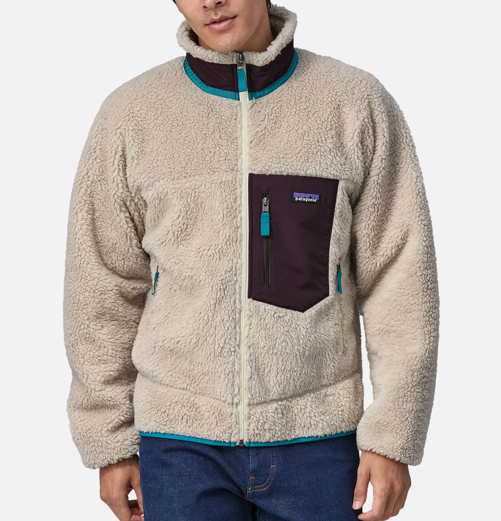 Vest Patagonia Retro X Jacket Natural Obsidian