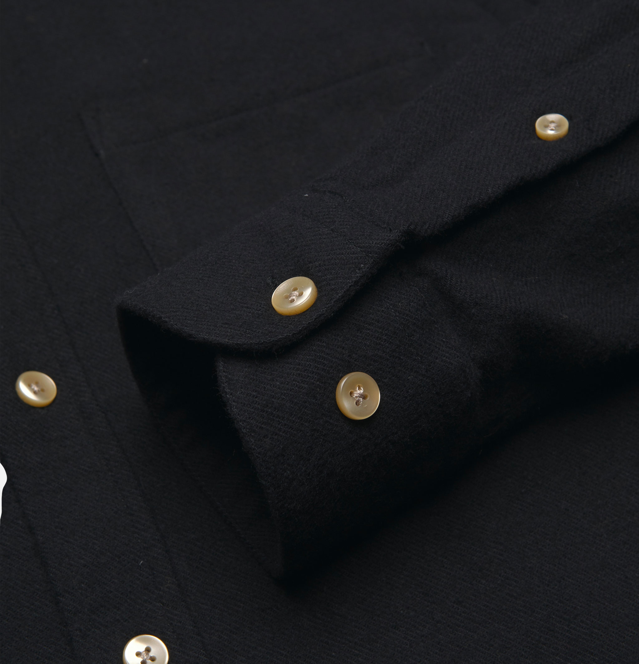 Portuguese Flannel Teca Black Shirt