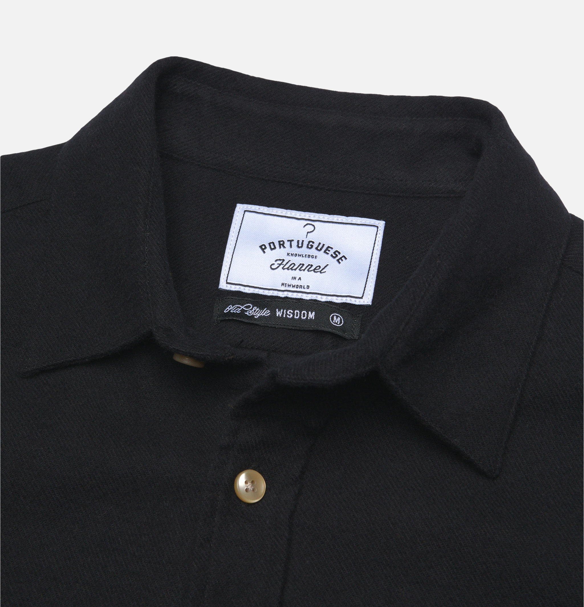 Portuguese Flannel Teca Black Shirt