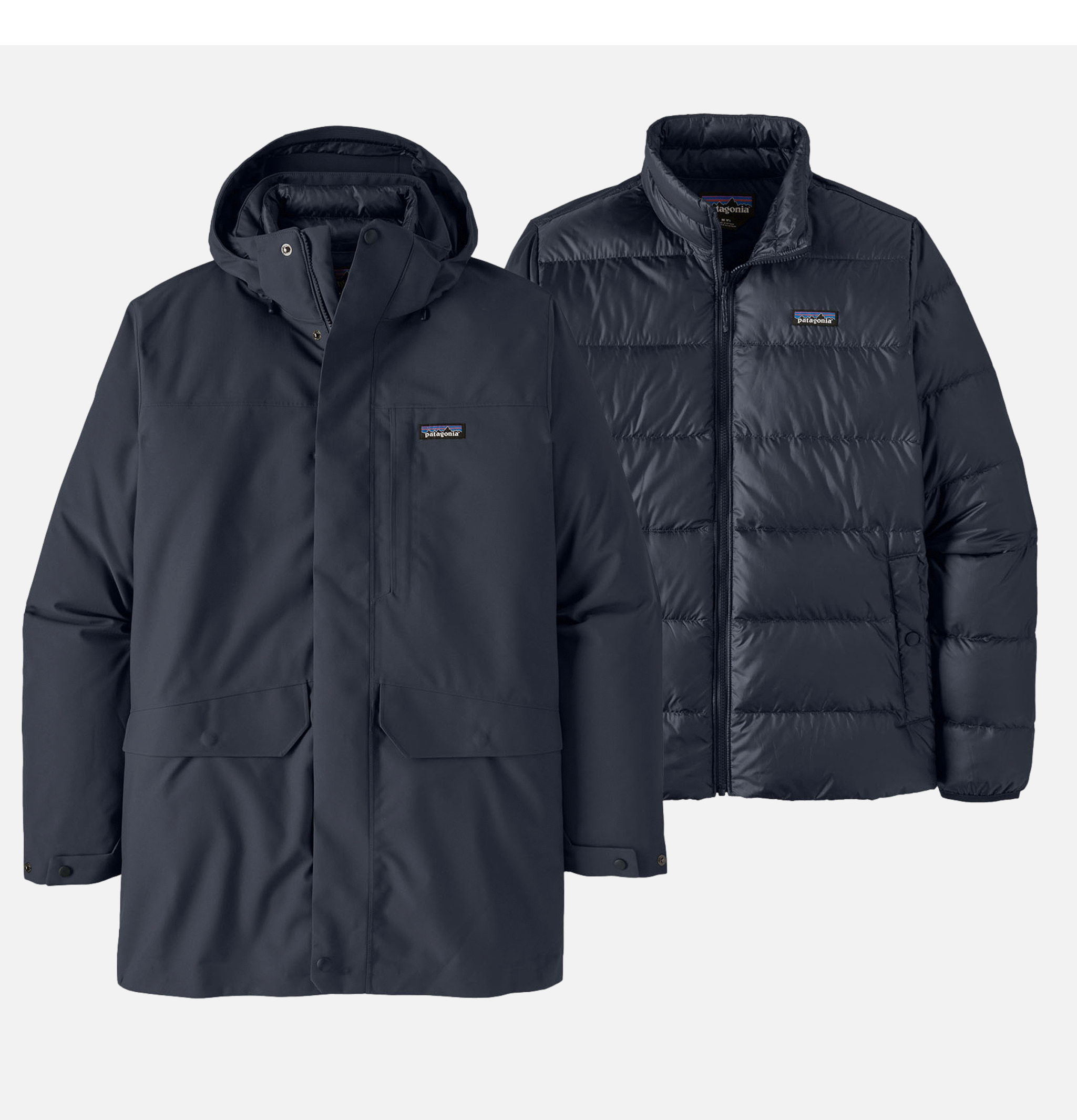 Patagonia Tres 3 In 1 Parka New Navy