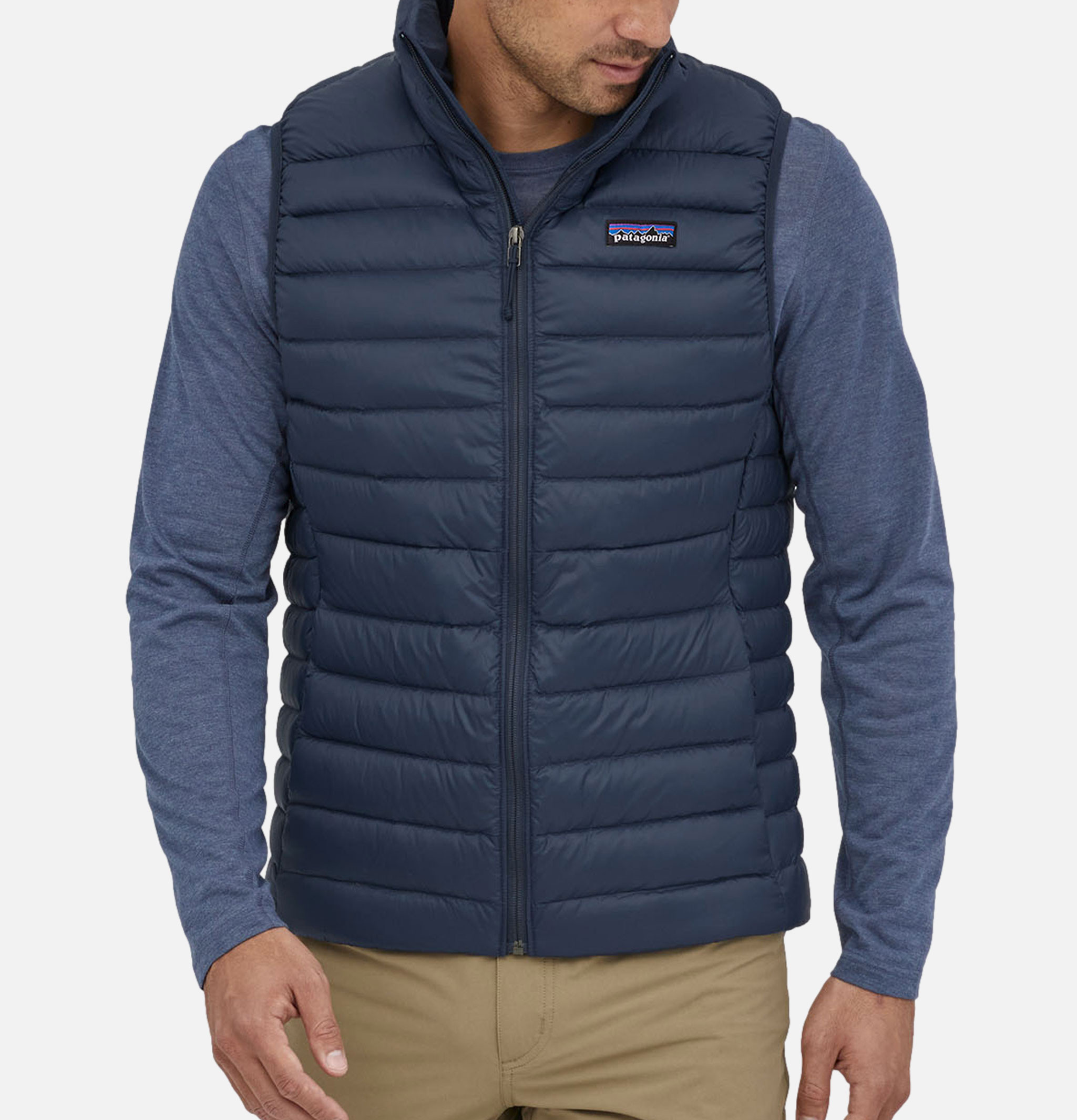 Patagonia Down Sweater Vest Navy.