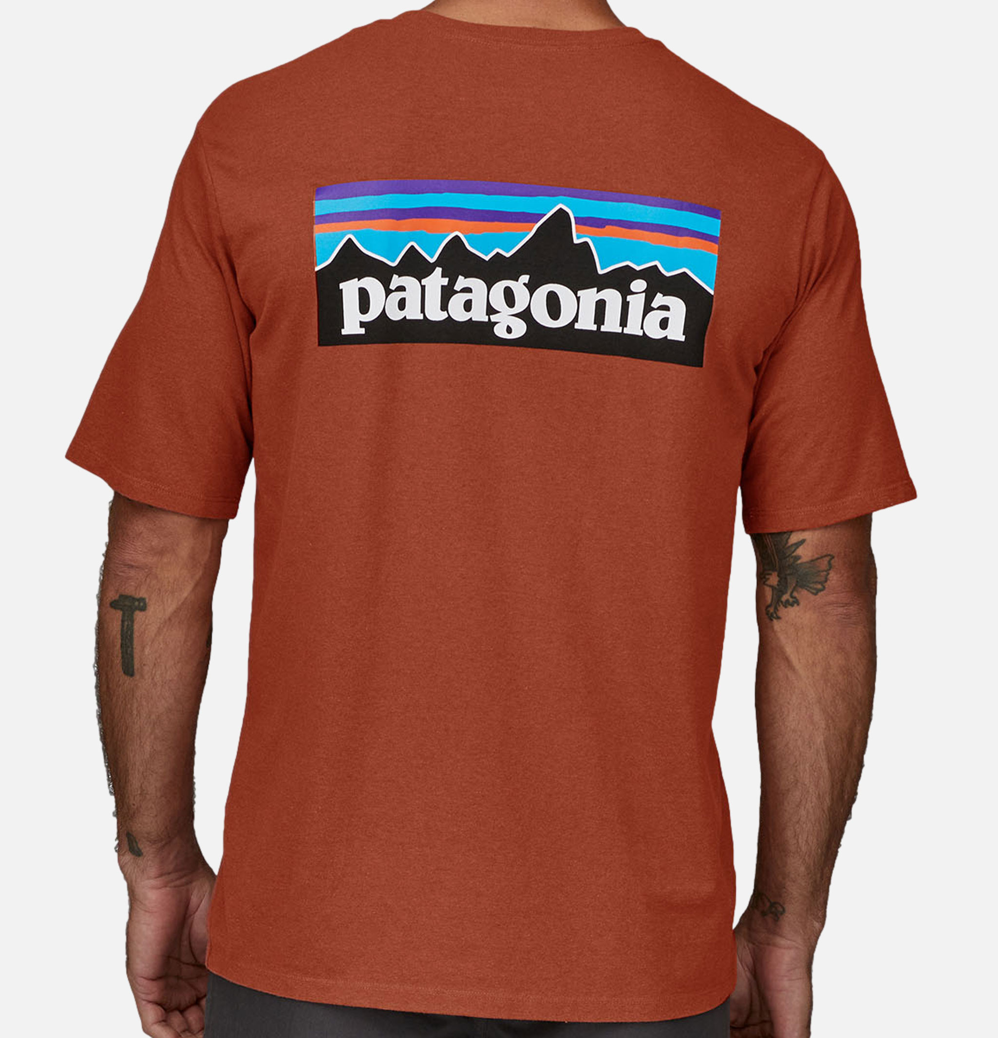 Patagonia Tee Shirt Logo P6 Quartz Coral