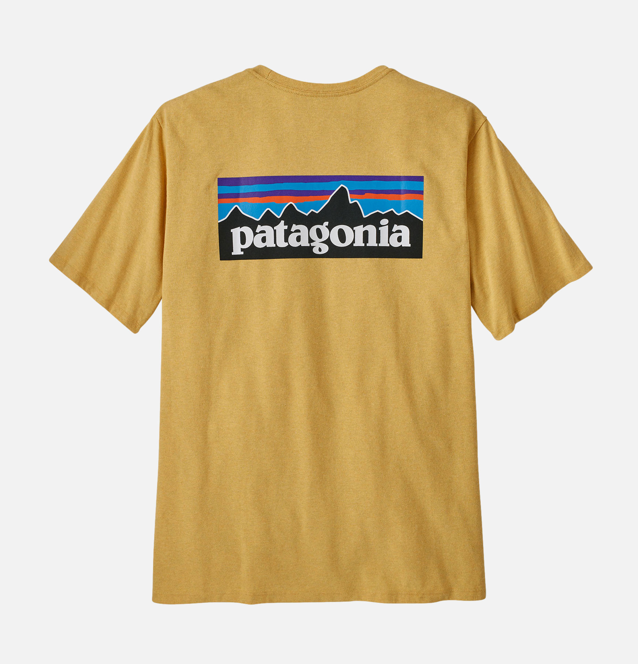 Patagonia T-shirt P6 Logo Jaune