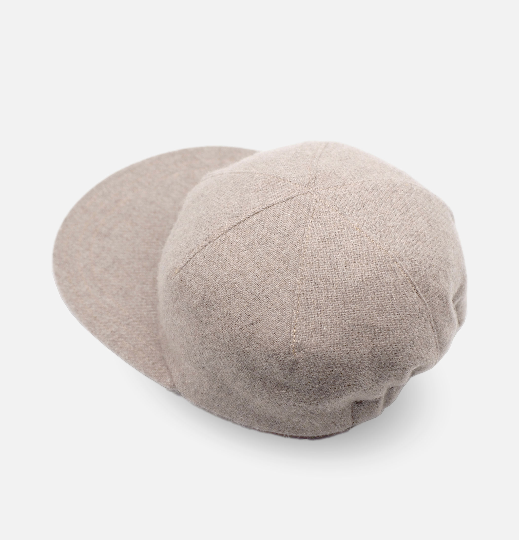 Found Featherism Panel Cap Beige