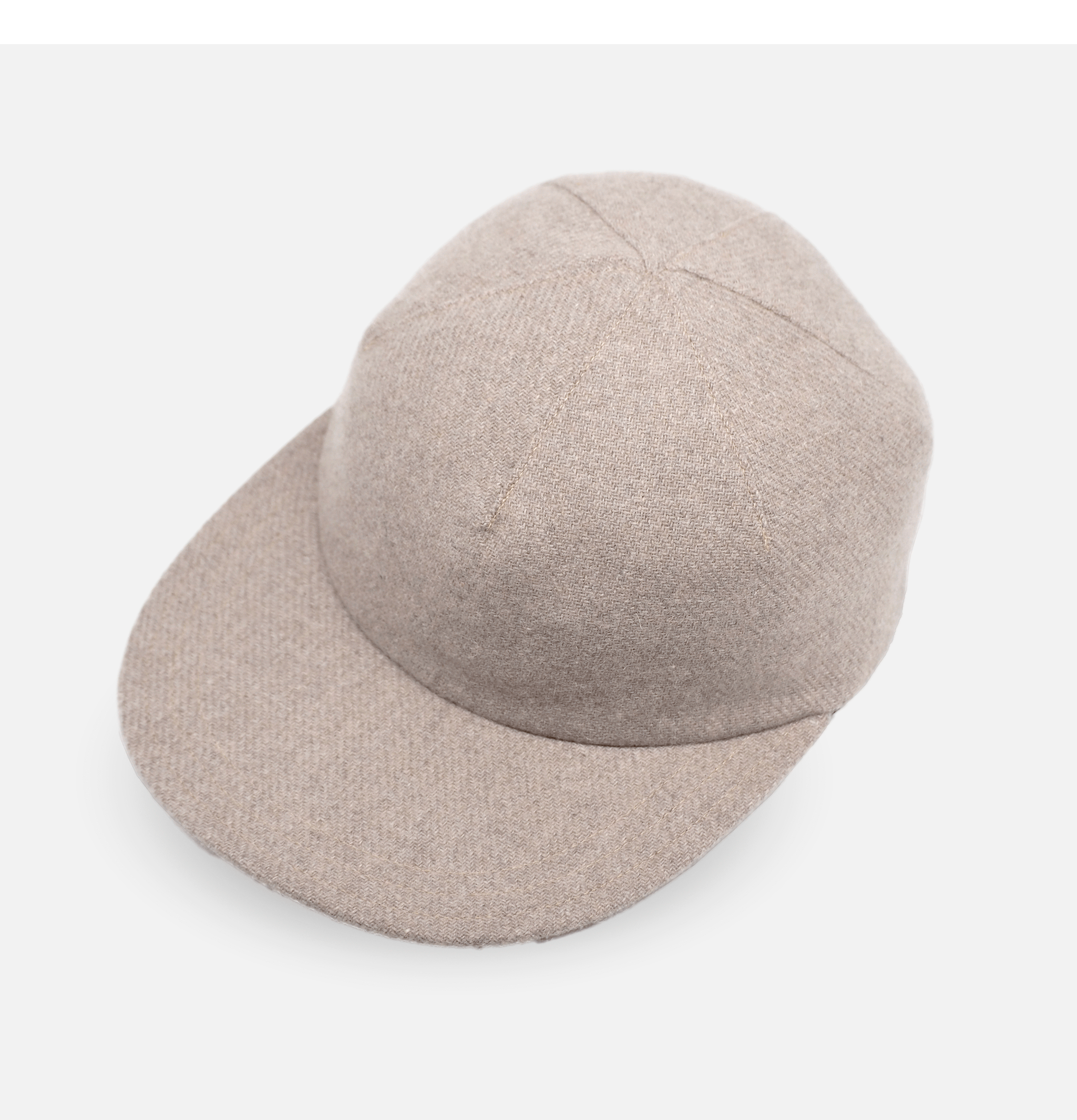 Found Featherism Panel Cap Beige