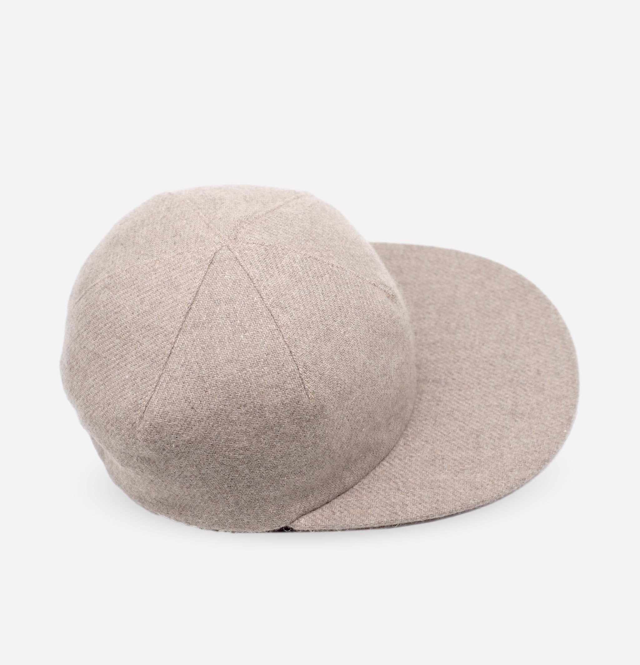 Found Featherism Panel Cap Beige