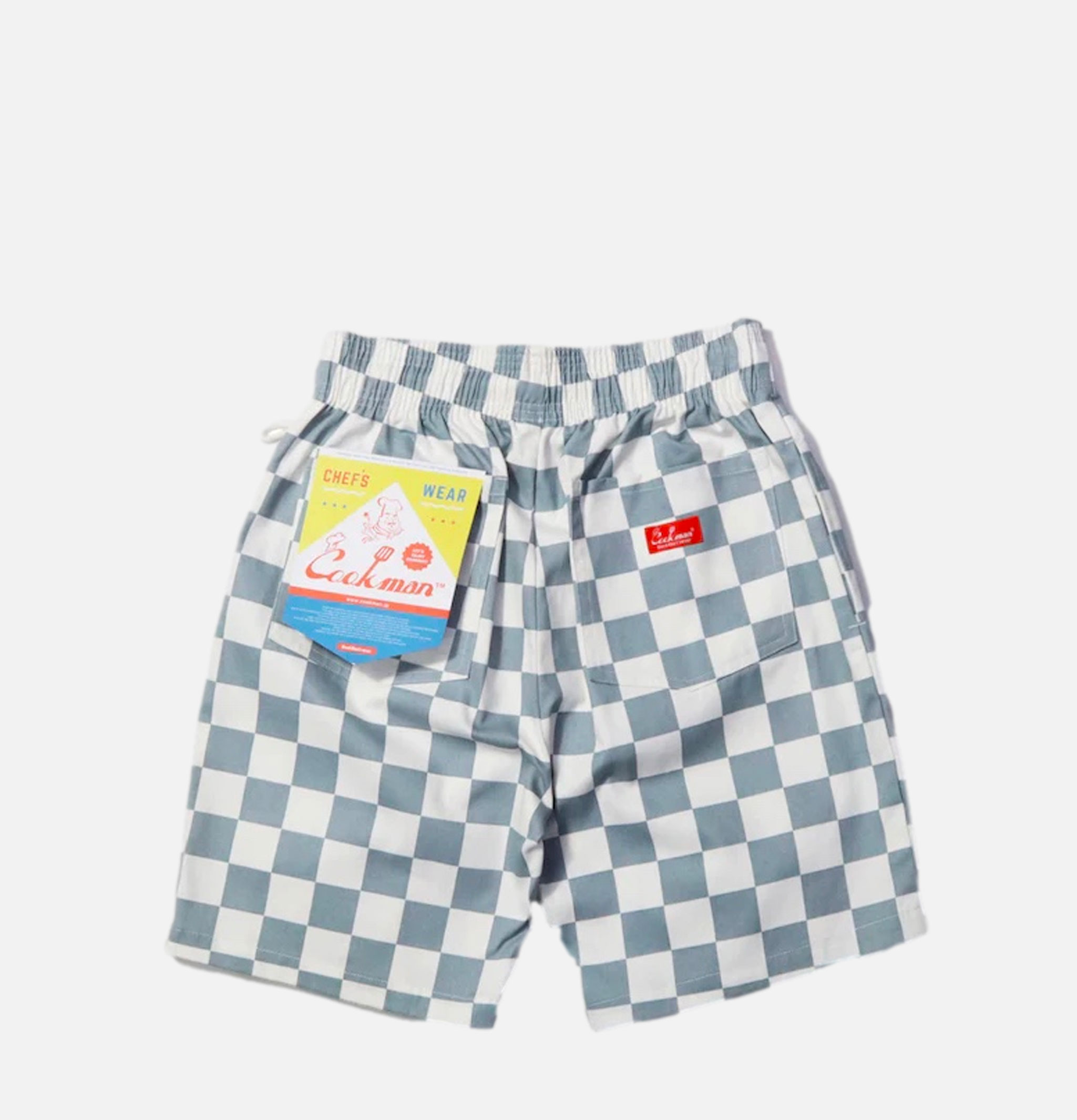 Chef Short Checker Gray