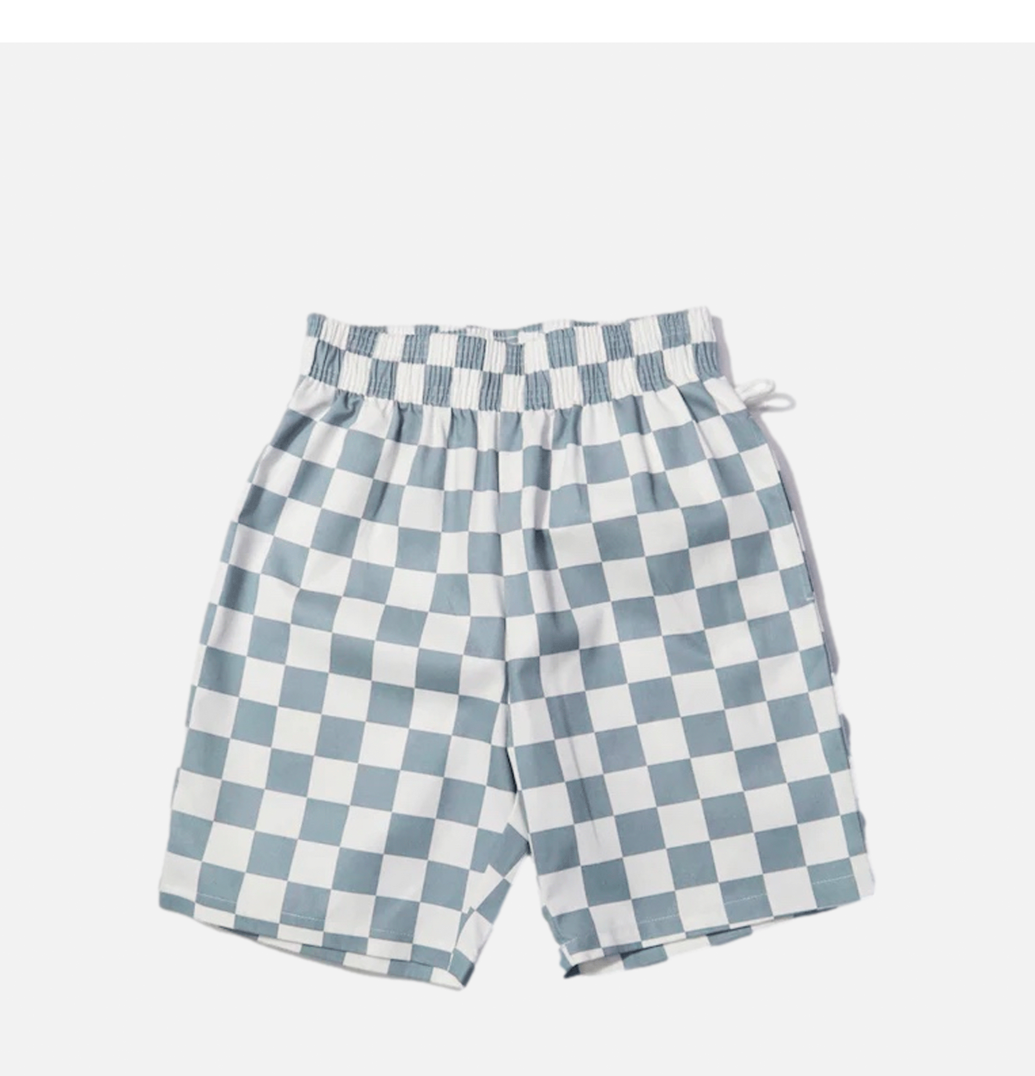 Chef Short Checker Gray