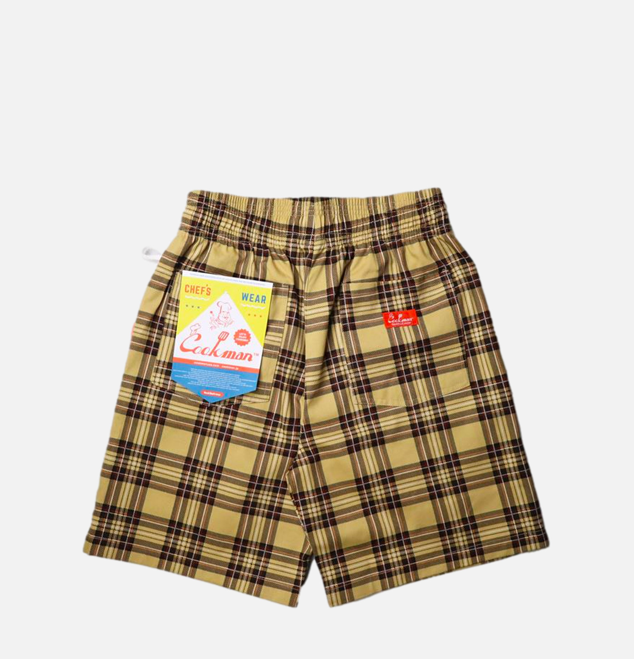 Chef Short Tartan Beige