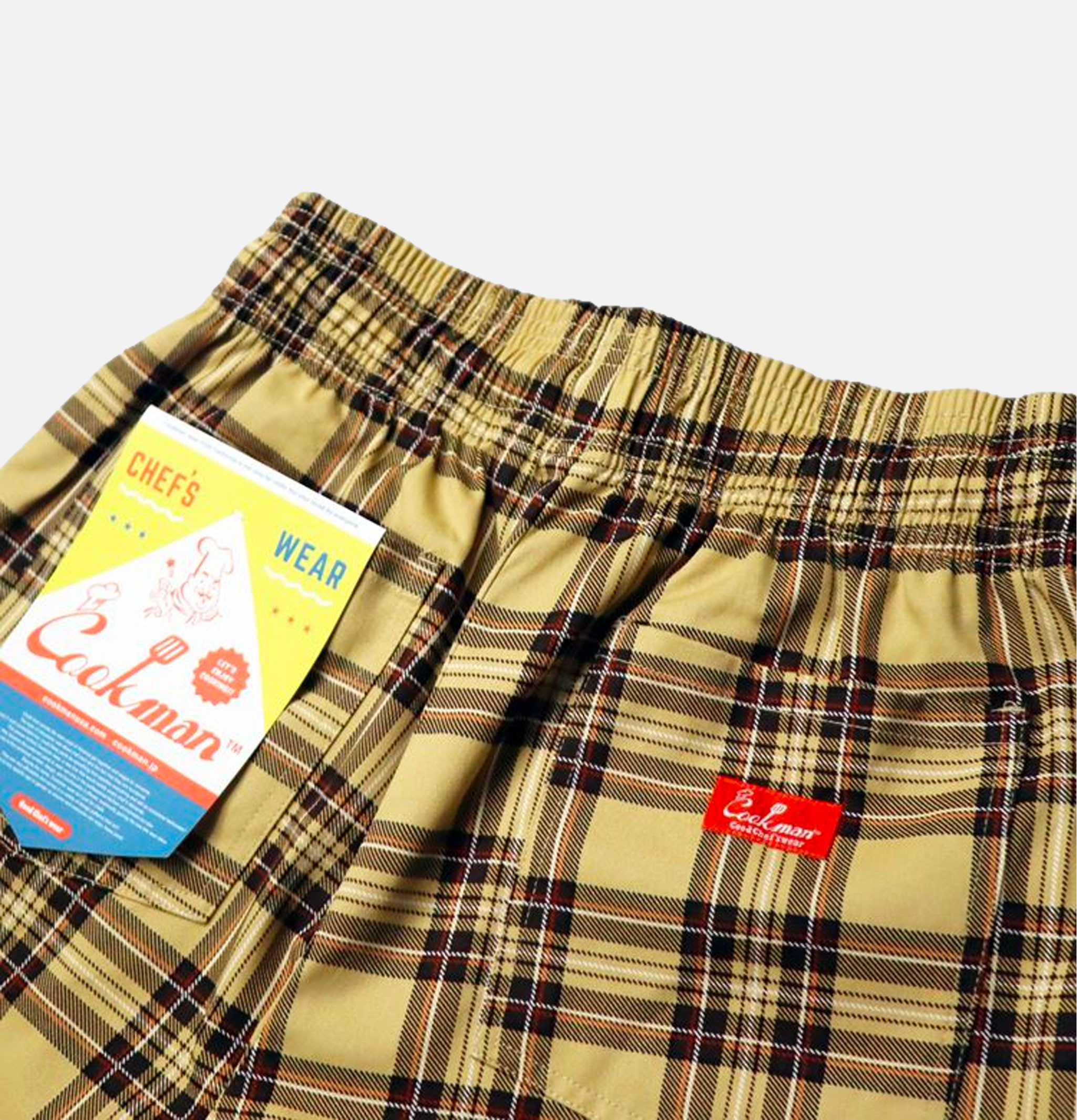 Chef Short Tartan Beige