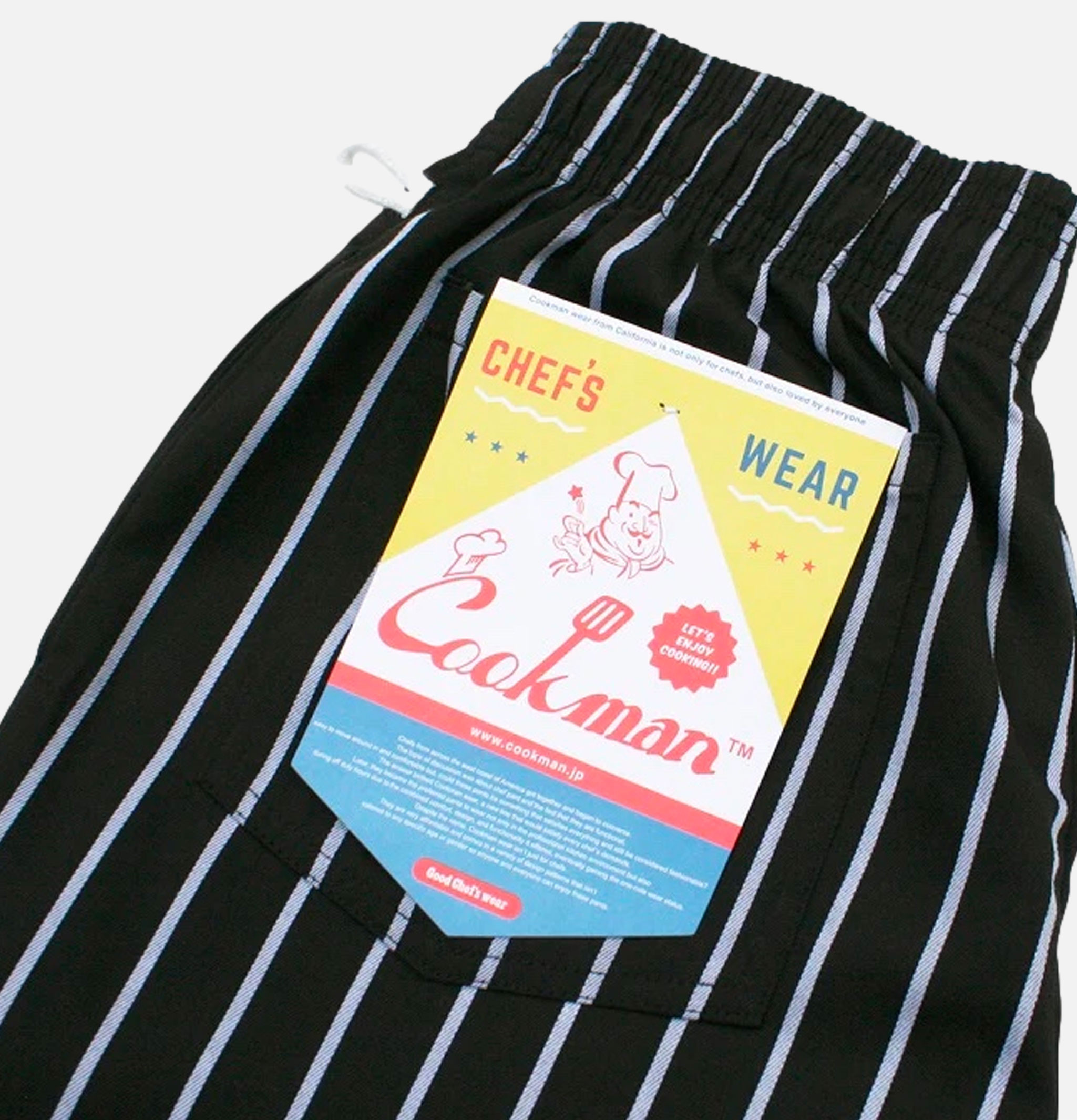 Chef Short Stripe Black