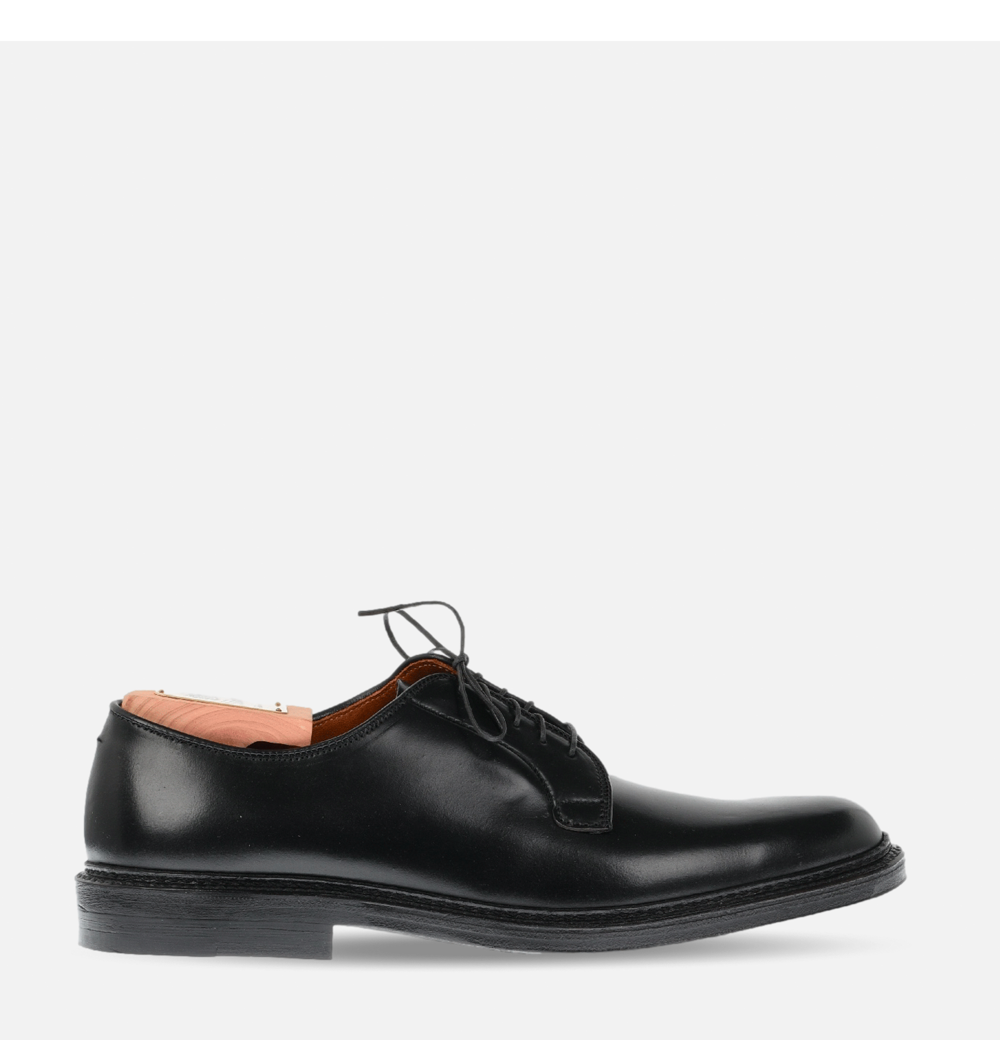 9901 - Plain Toe Blucher Black