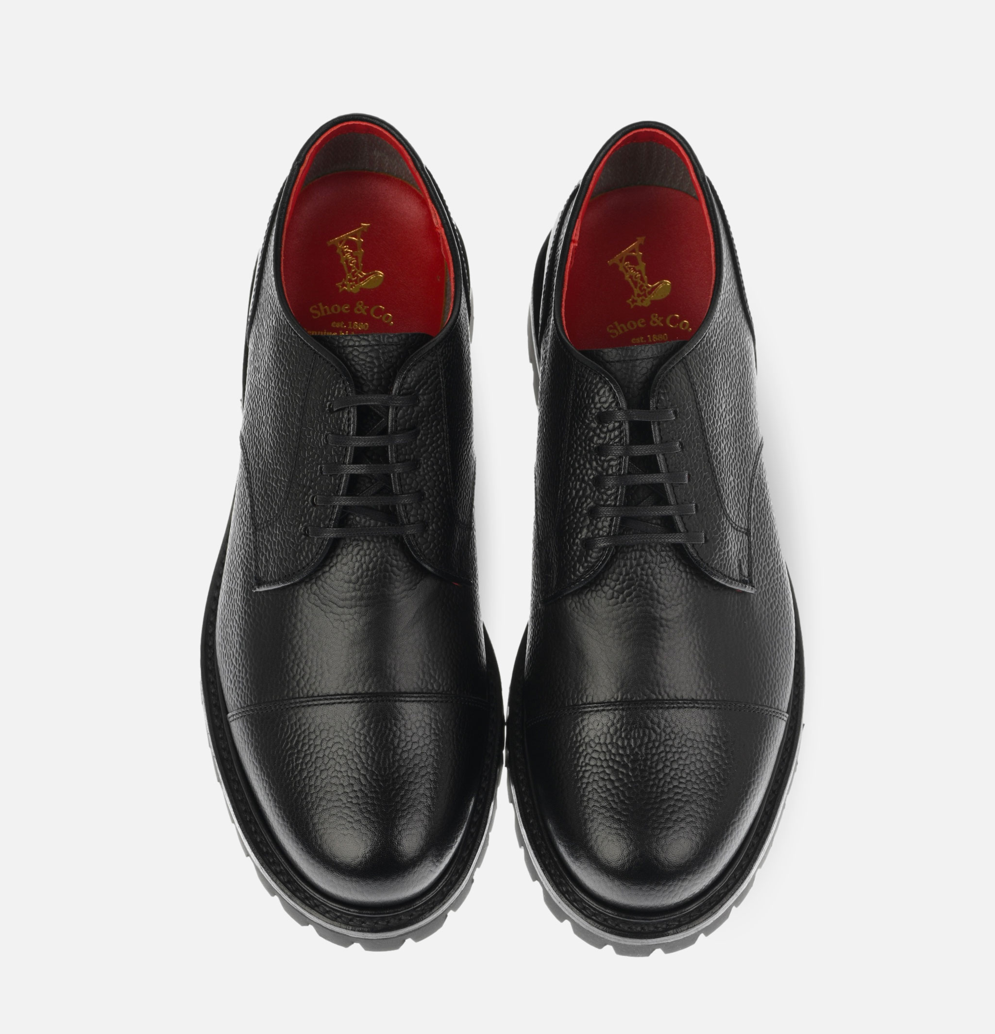 Chaussures Regal Shoe & Co Straight Tip Black Gore-tex