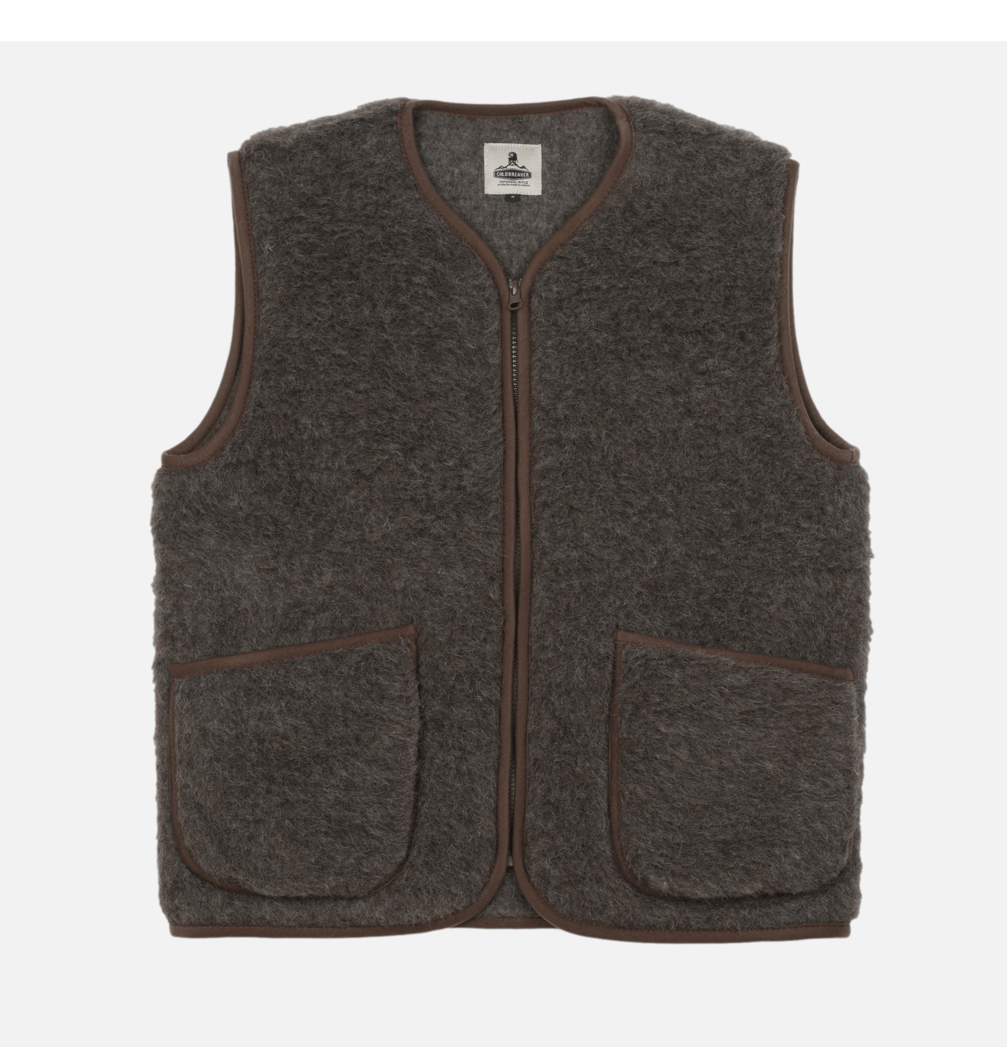 COLDBREAKER Vest Pepitco Mid Brown