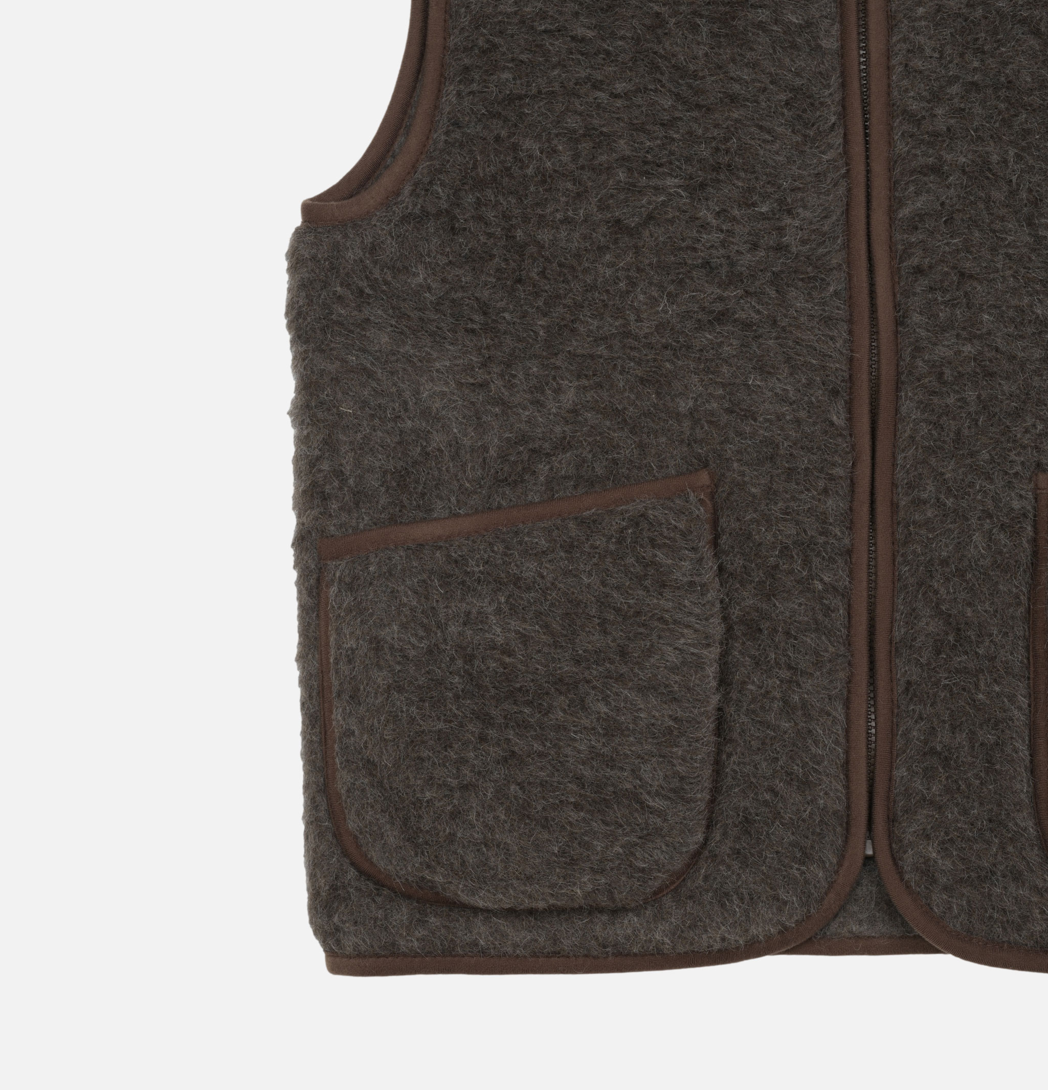 COLDBREAKER Vest Pepitco Mid Brown