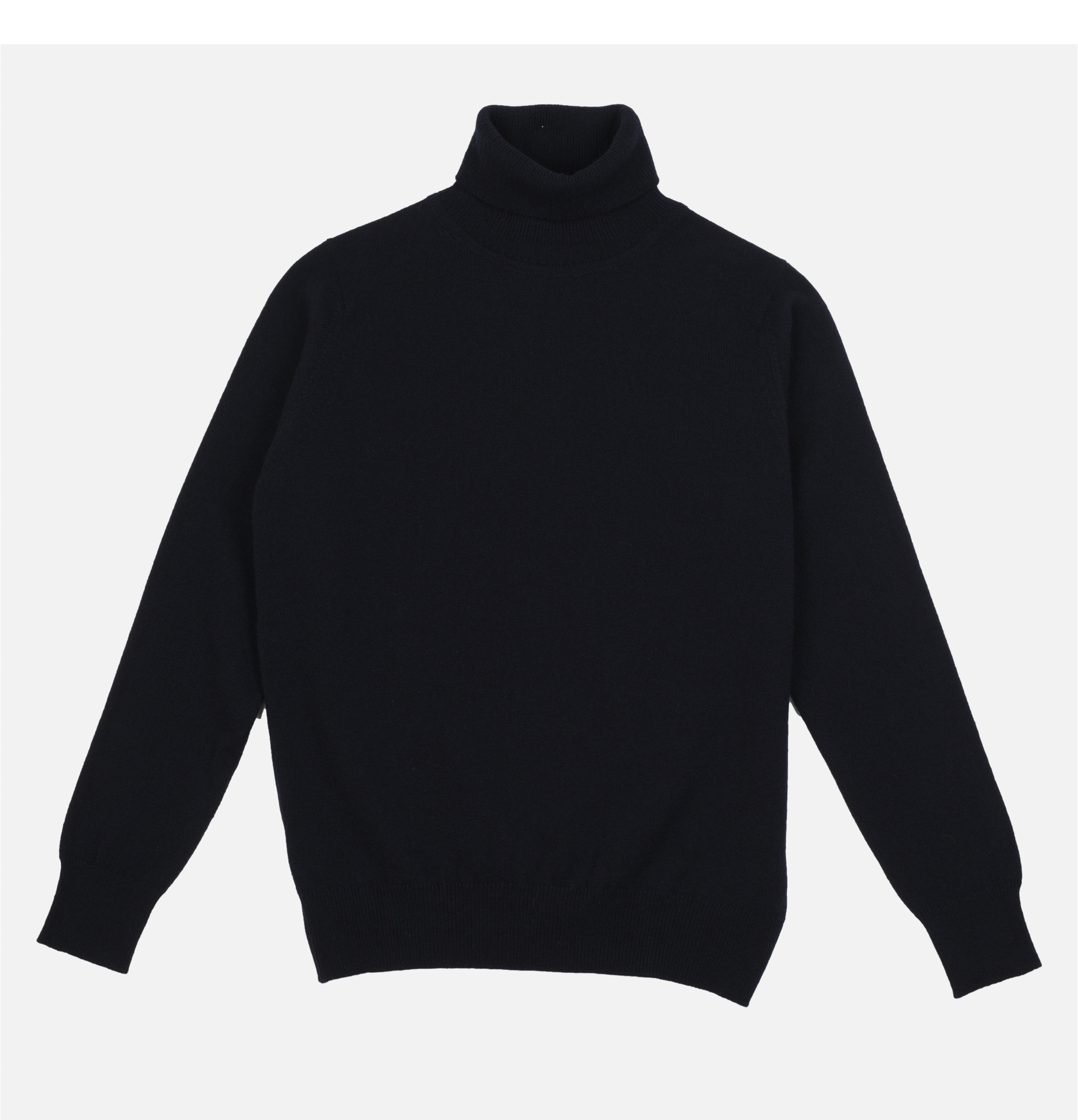 William Lockie Pull Col Roulé Navy