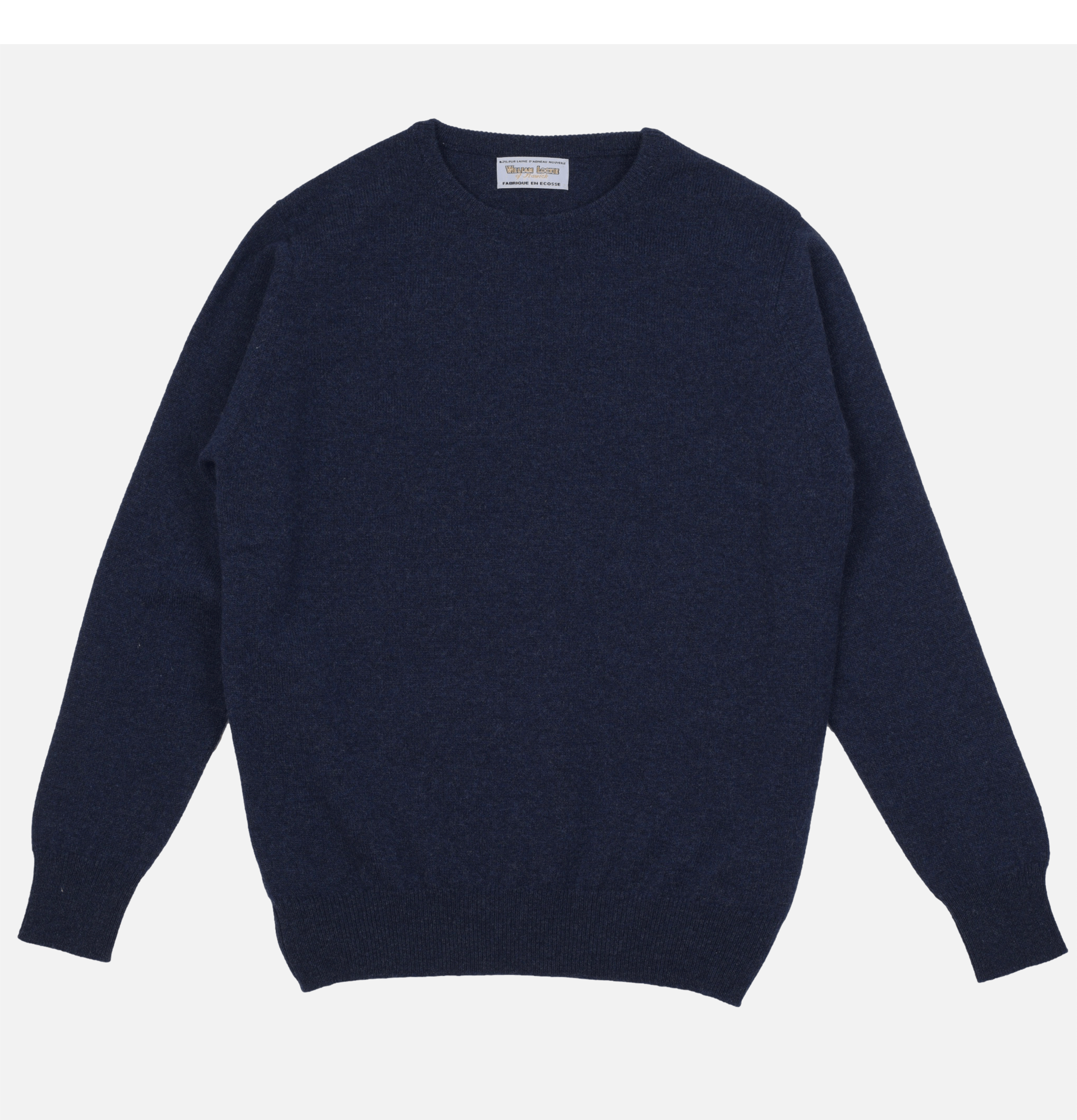 William Lockie Round Neck Pullover Elderberry.