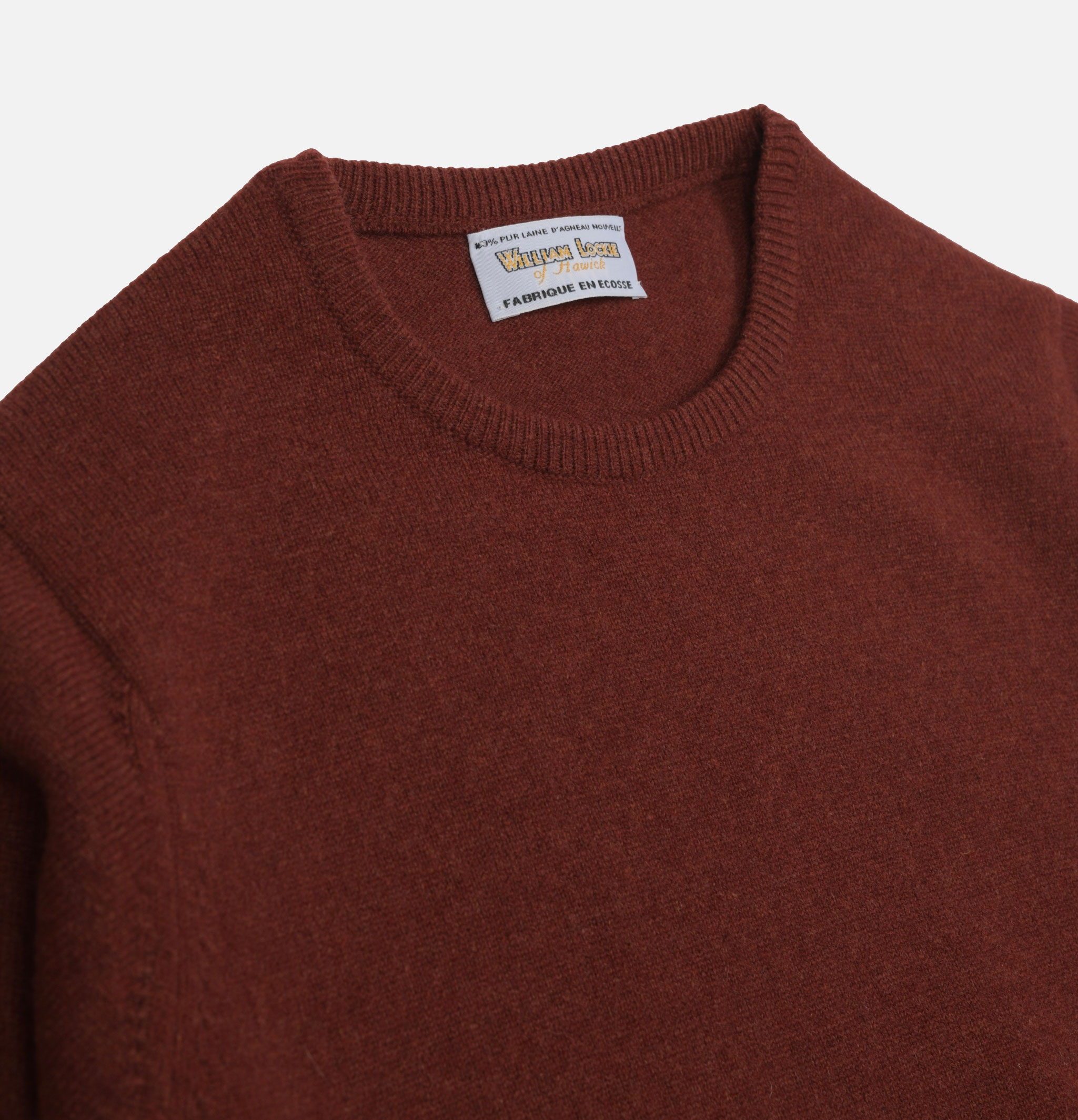 WIlliam Lockie Crew Neck Knit Sienna