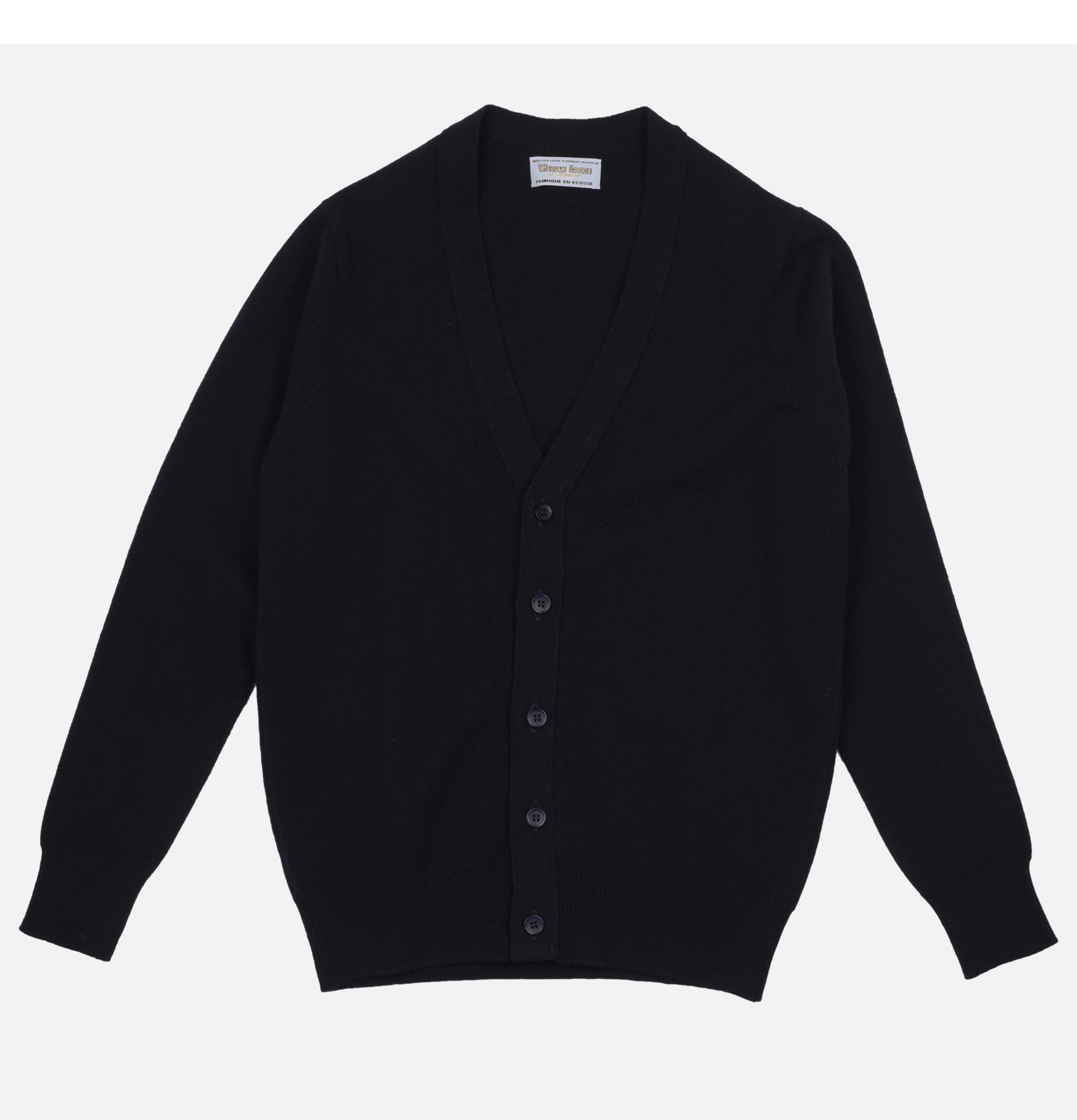 Lambswool Cardigan Navy