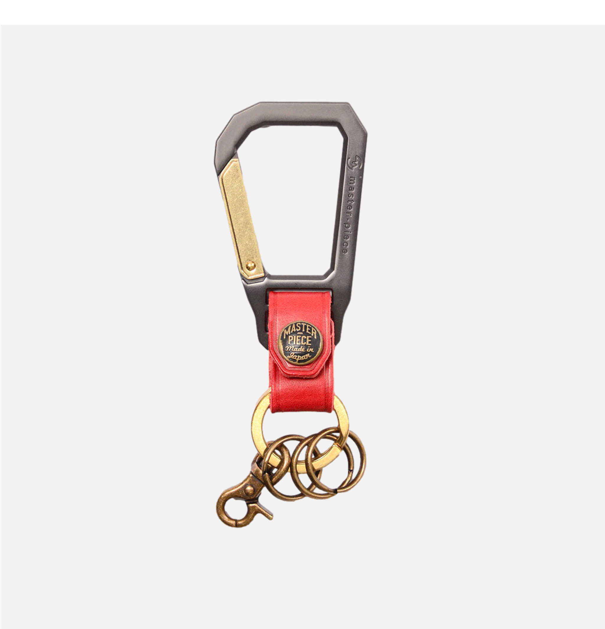Carabiner keyring Masterpiece Japan Red.