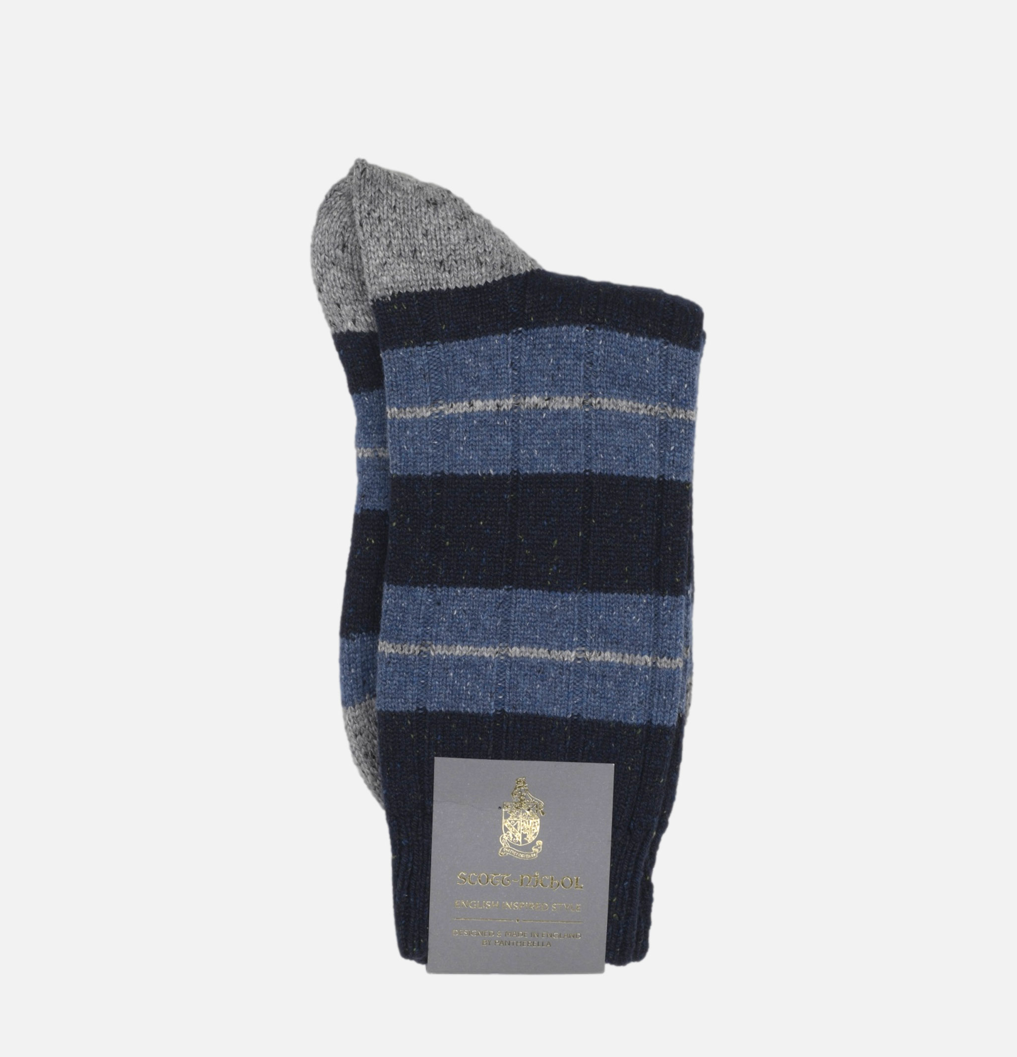 Scott-Nichol by Pantherella Chaussettes Bayfield Navy