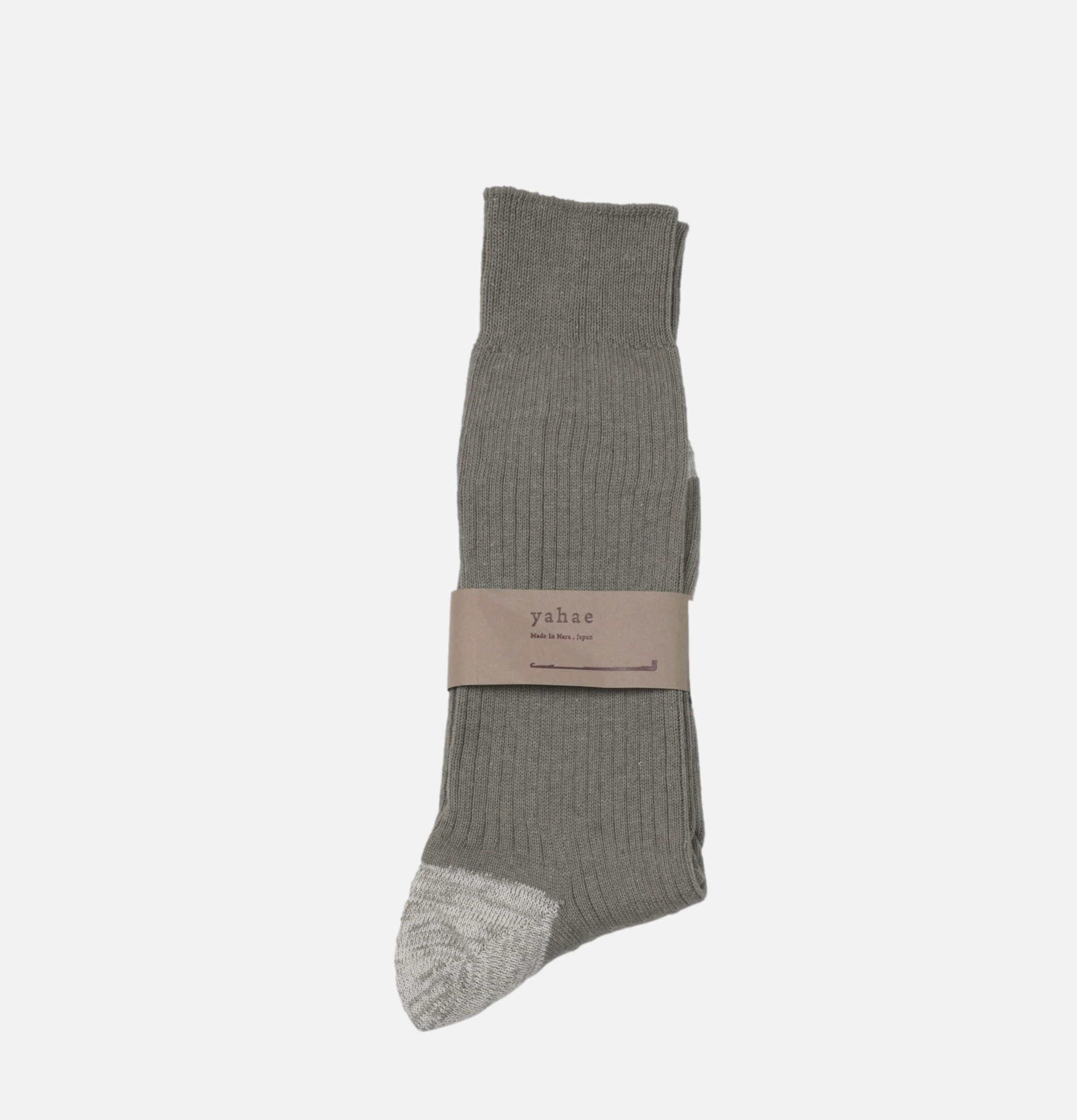 Chaussettes Yahae Japon Coton Organic Vertes.