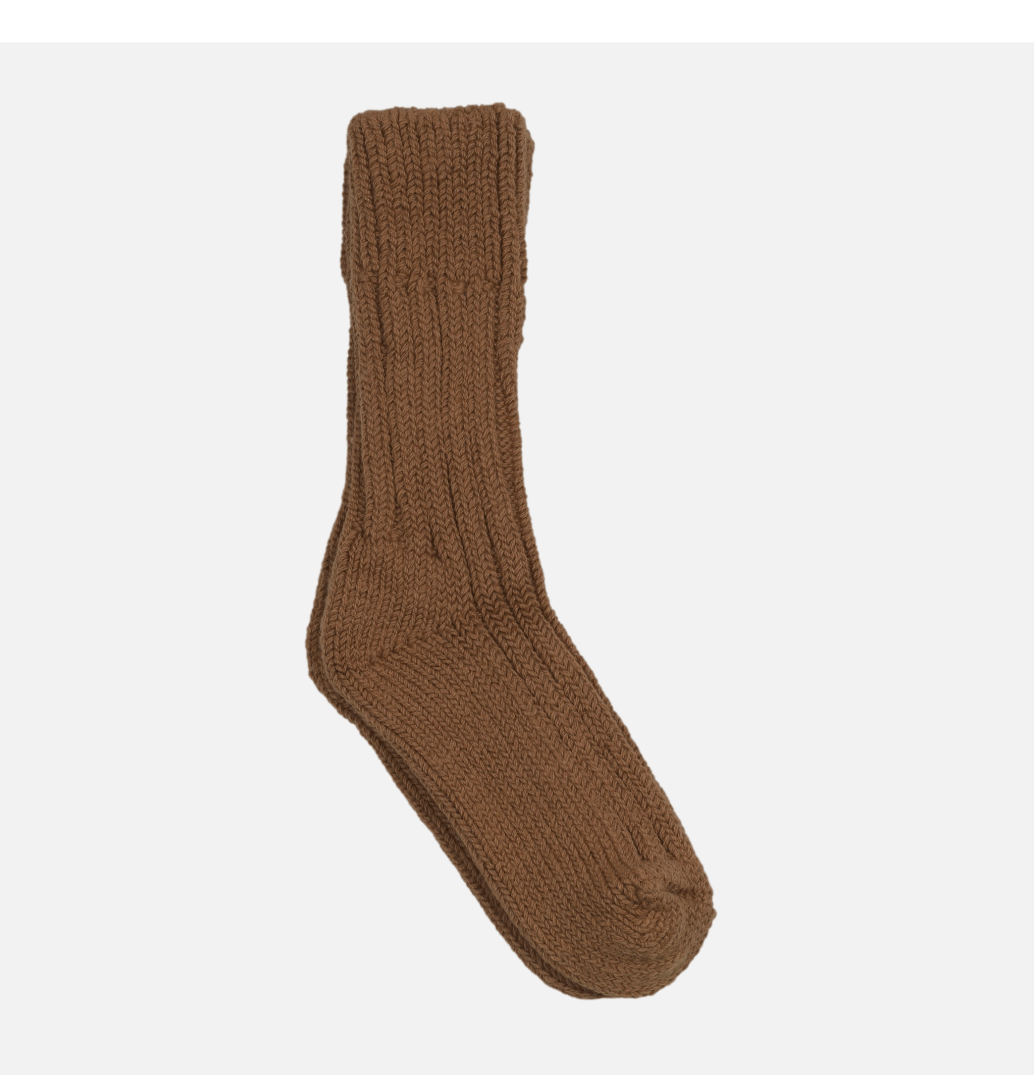 YAHAE JAPAN Bentley Row Gauge Socks Brown