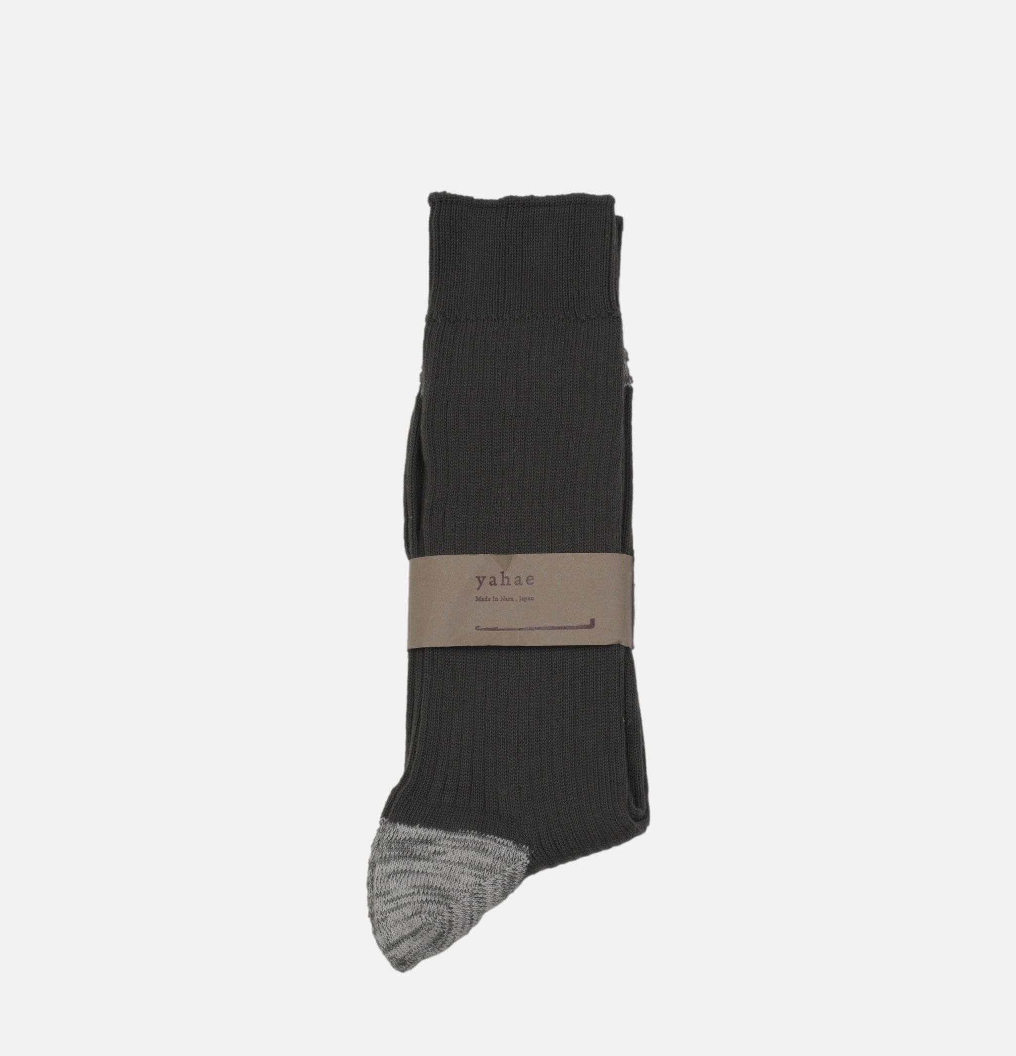 Chaussettes Yahae Japon Coton Organic Noires.