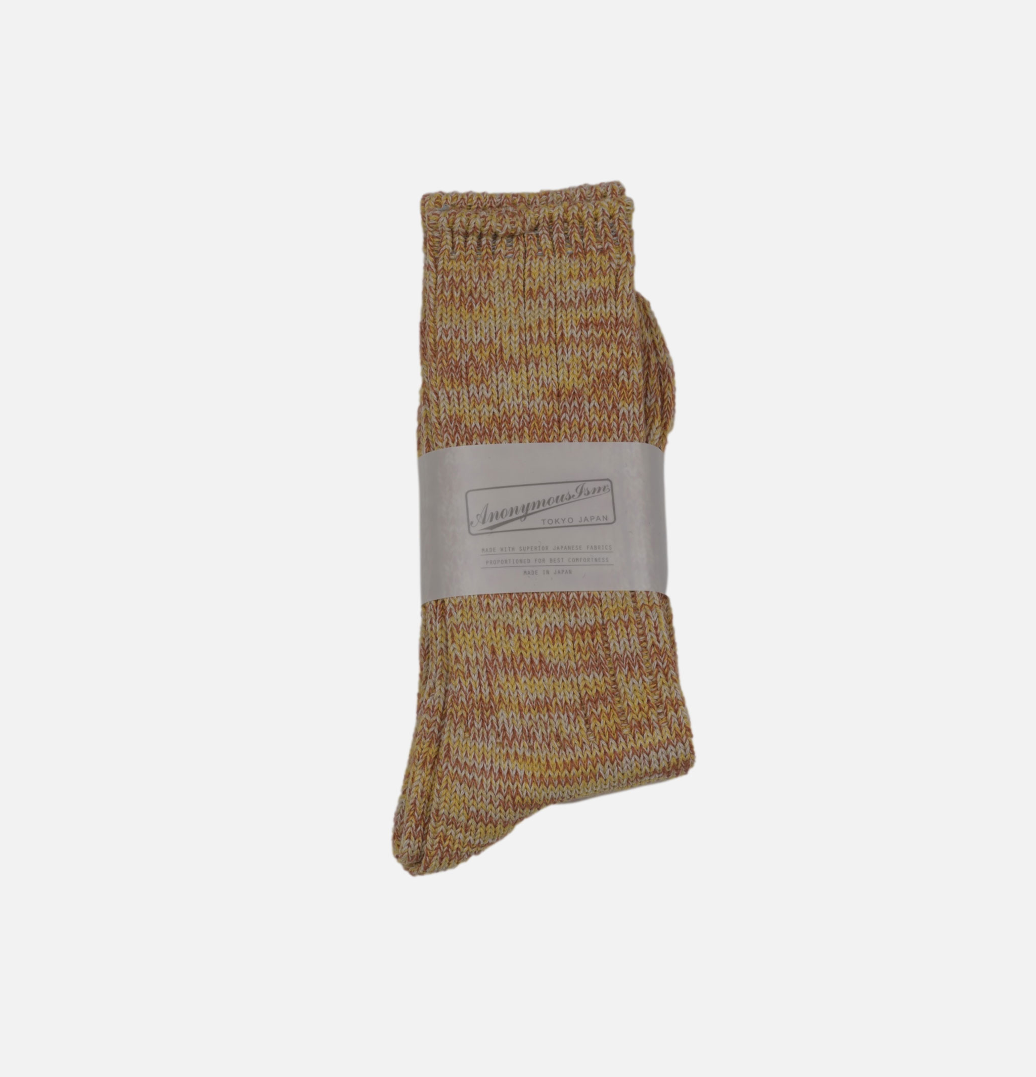 Anonymous Ism Chaussettes 5 colors Mix Jaune