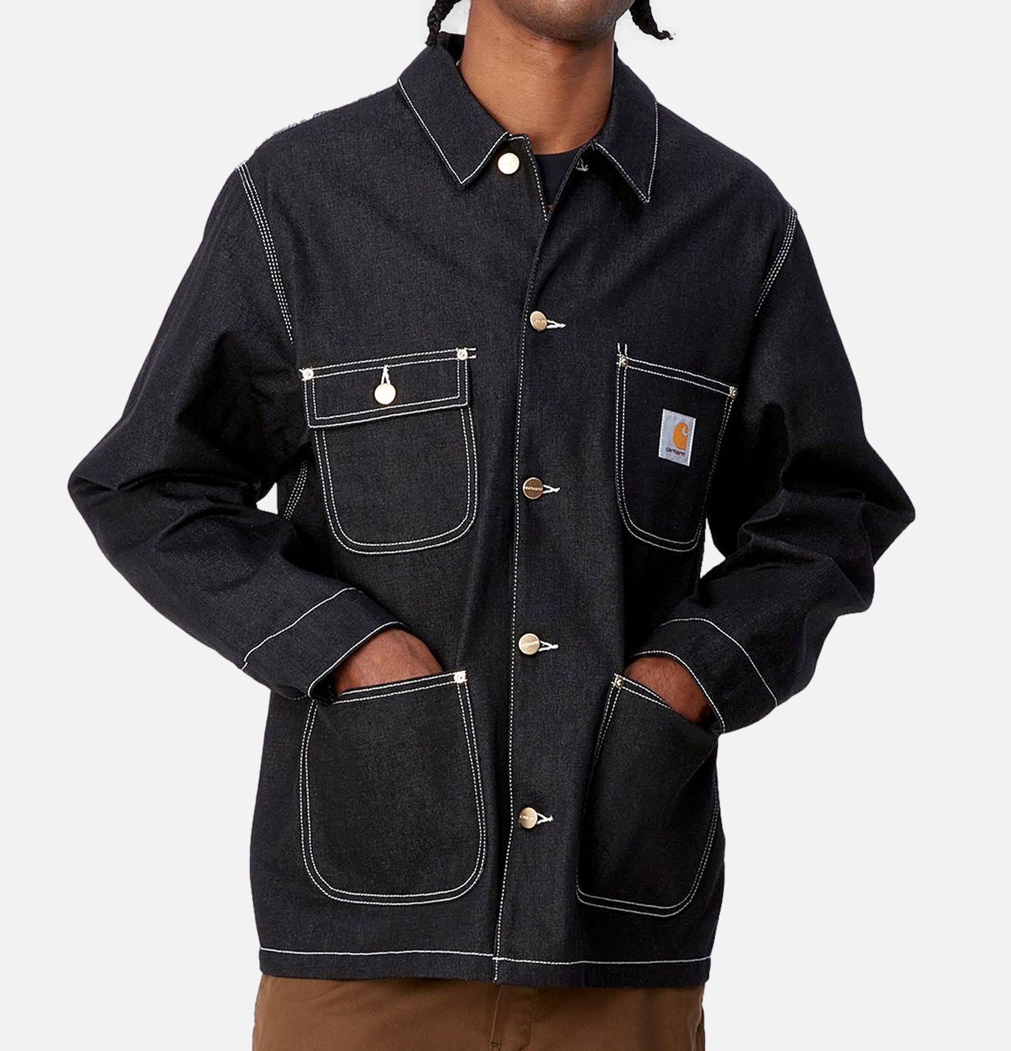 Carhartt WIP Og Chore Coat Black Rigid