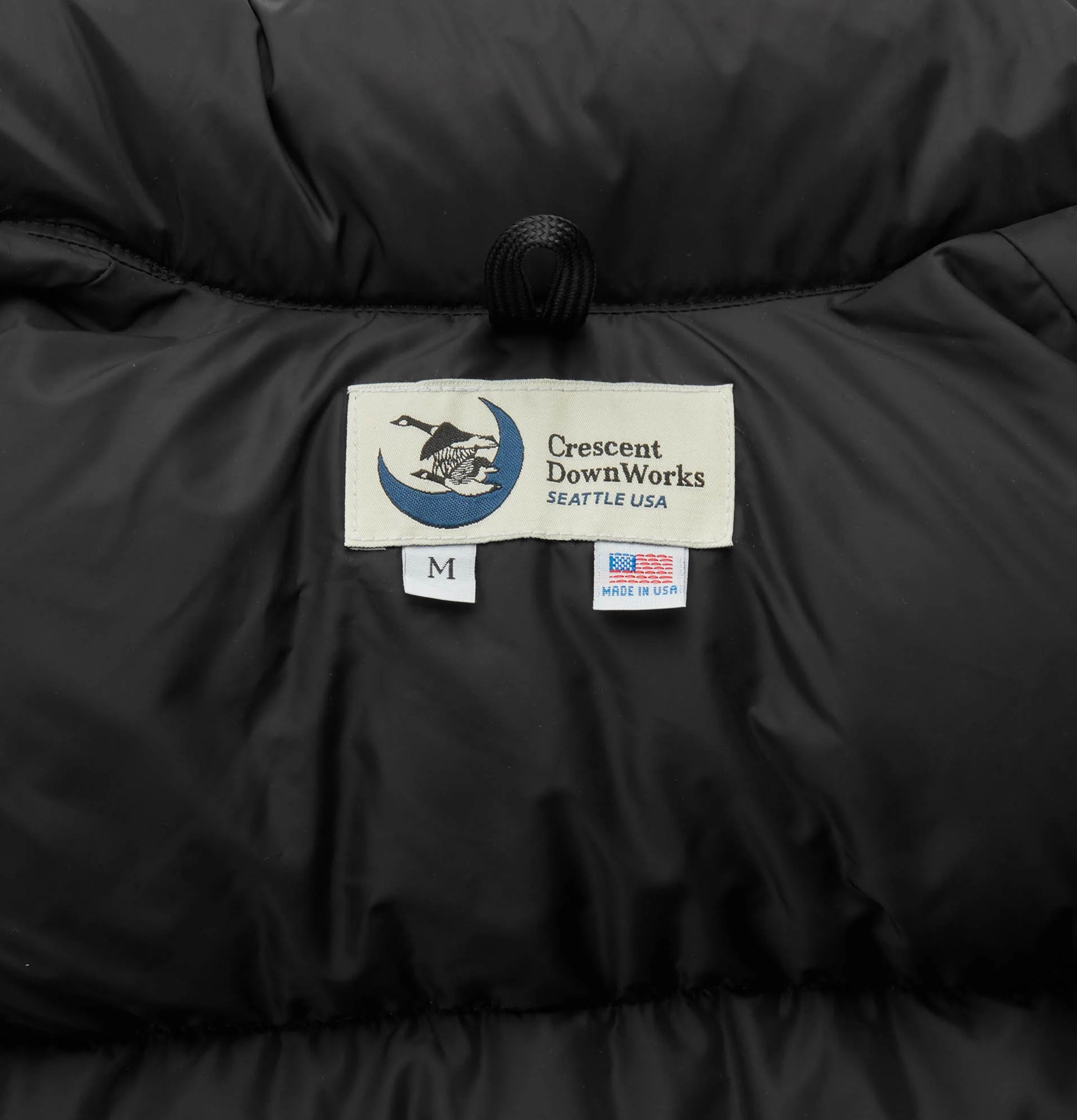 Crescent Down Works Black jacket