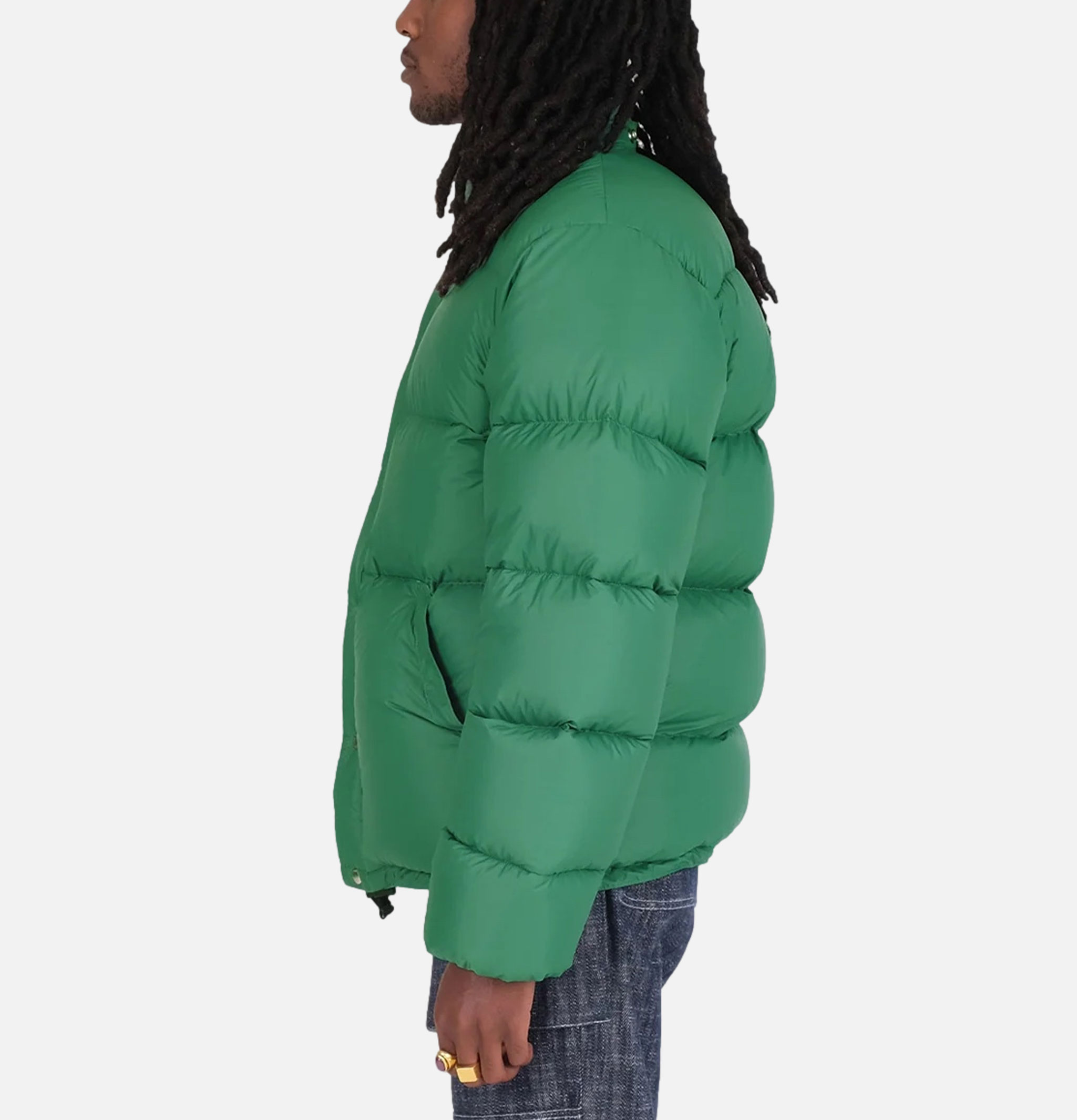 Emerald green down jacket discount