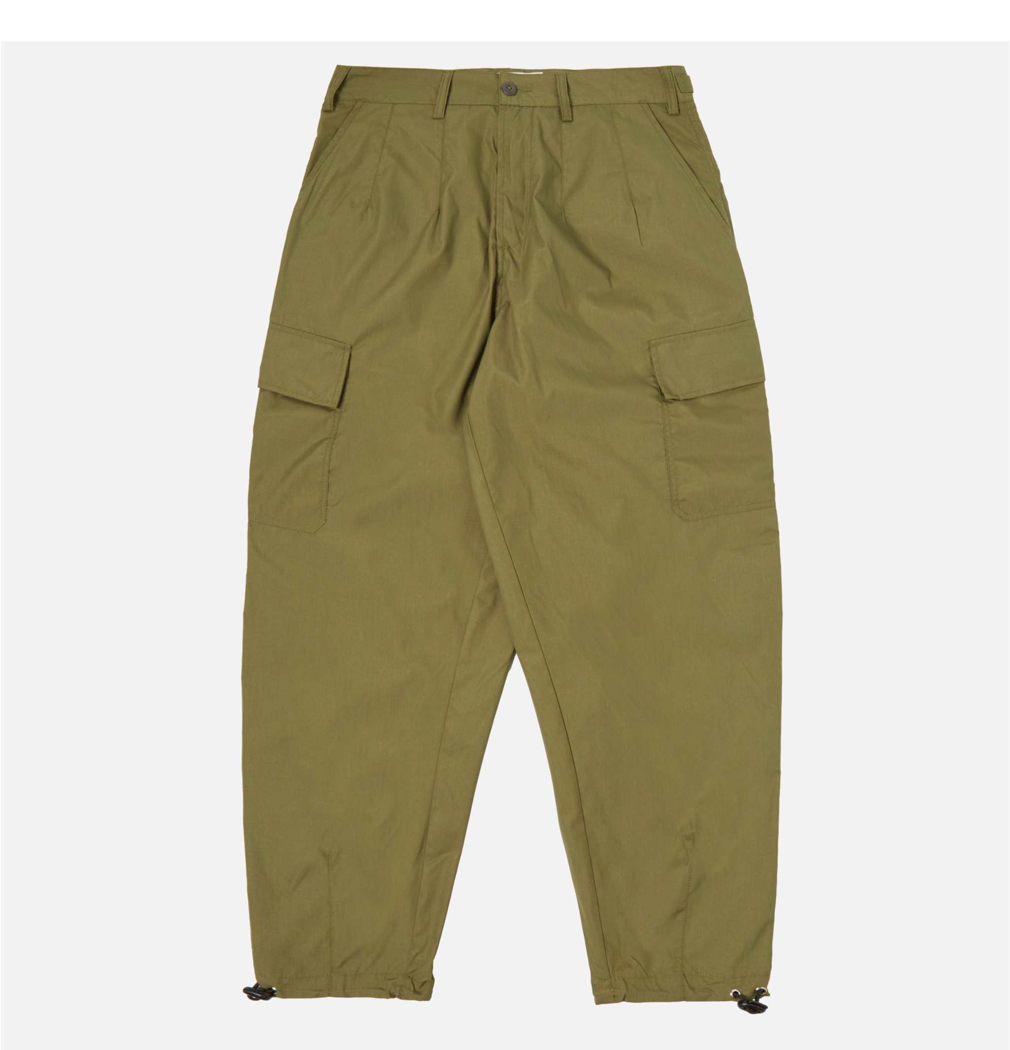 Universal Works Loose Cargo Pantalon Olive Recycled Poly Tech