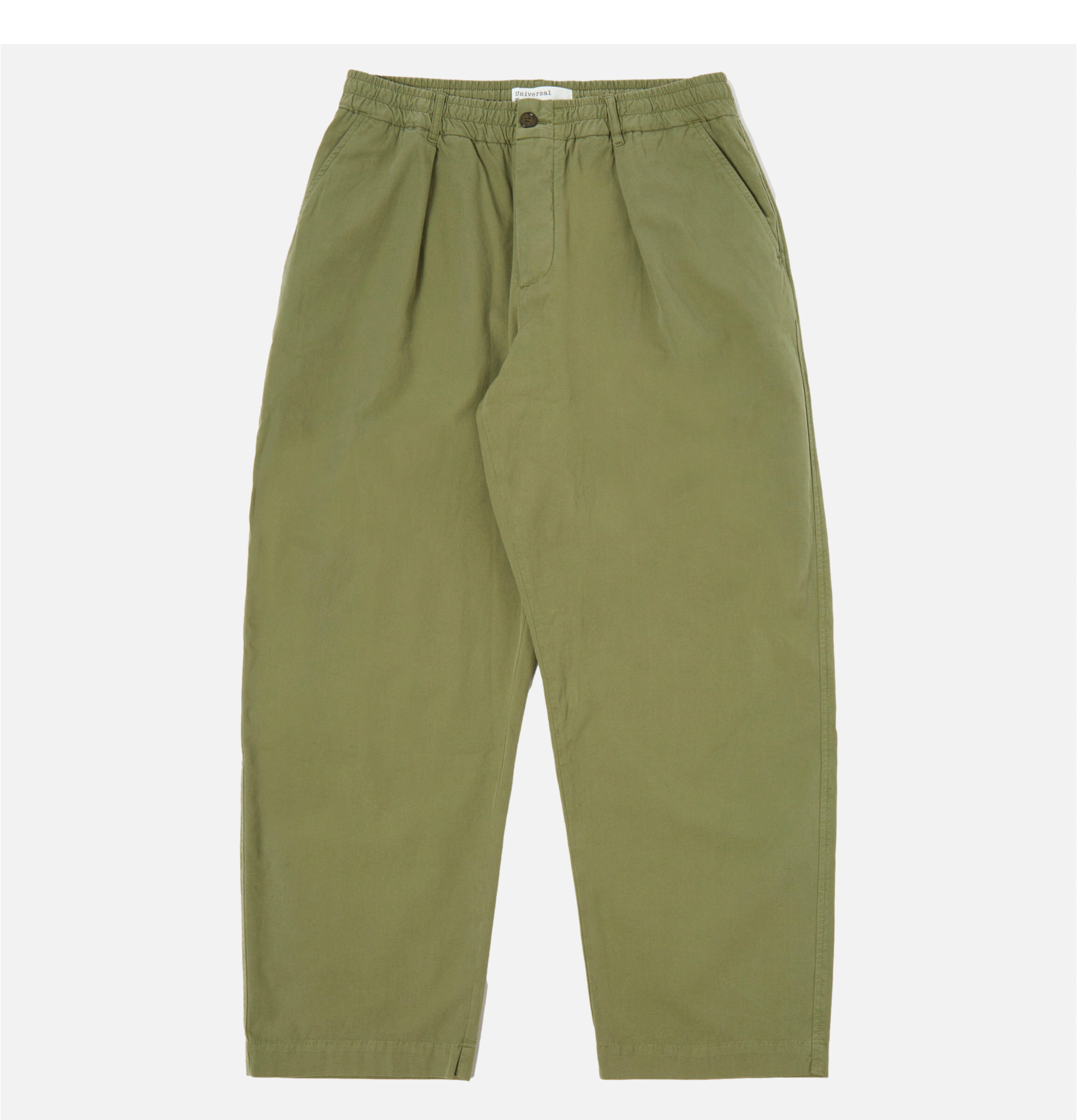Universal works Oxford Pant II In Birch Green Summer Canvas
