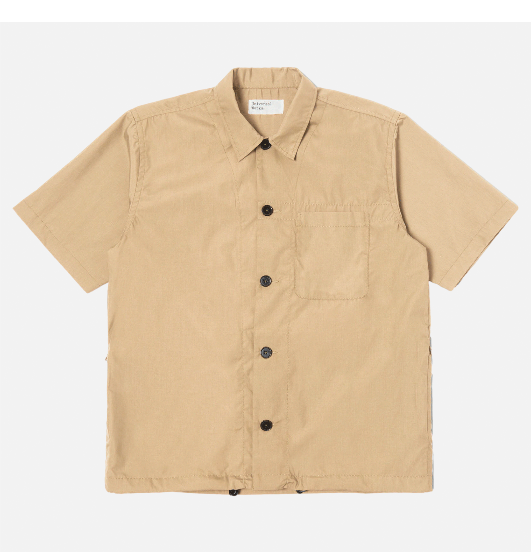 Universal Works - Tech overshirt in recycled polytech sand