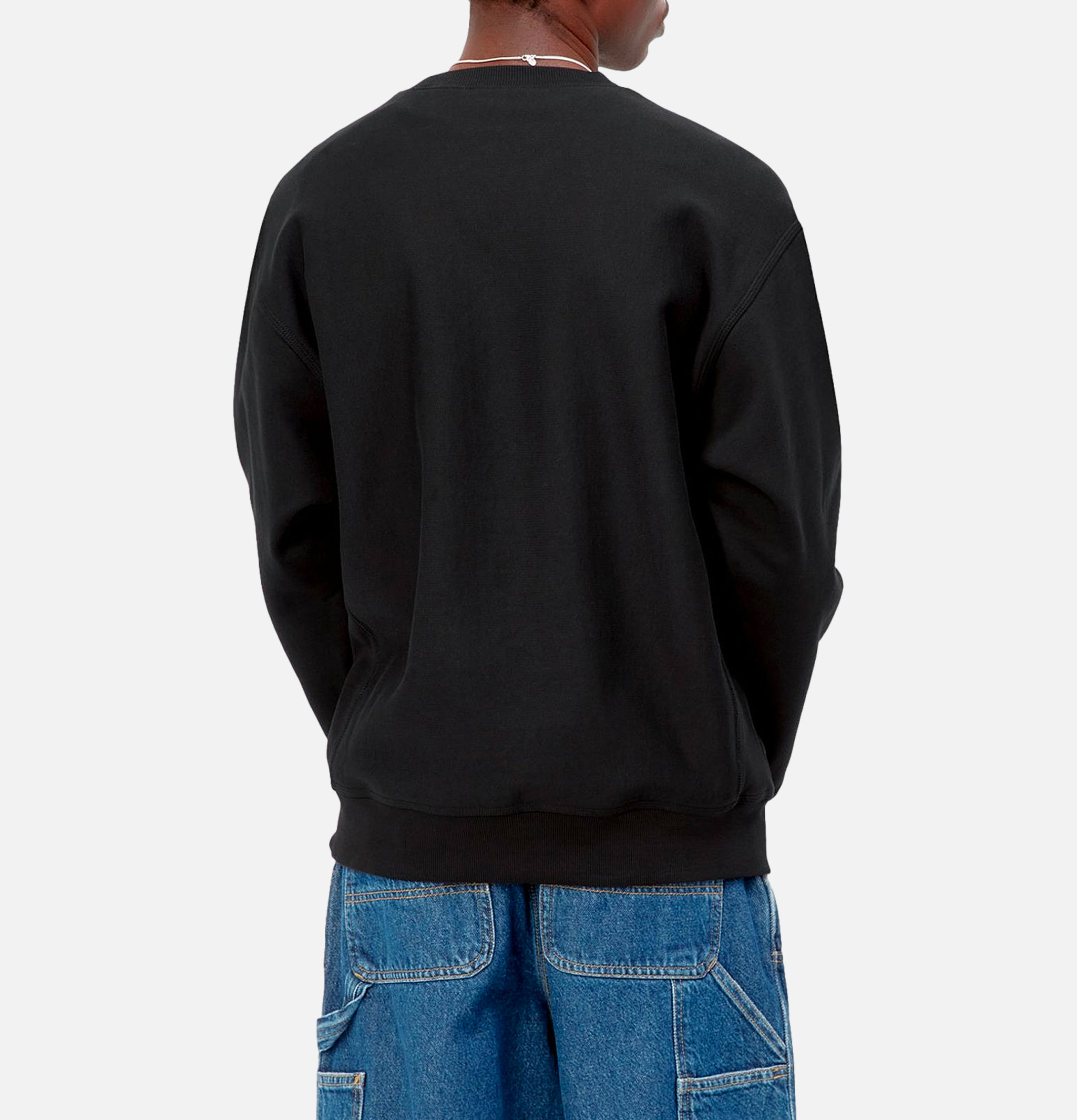 Cahartt WIP American Script Sweatshirt Black