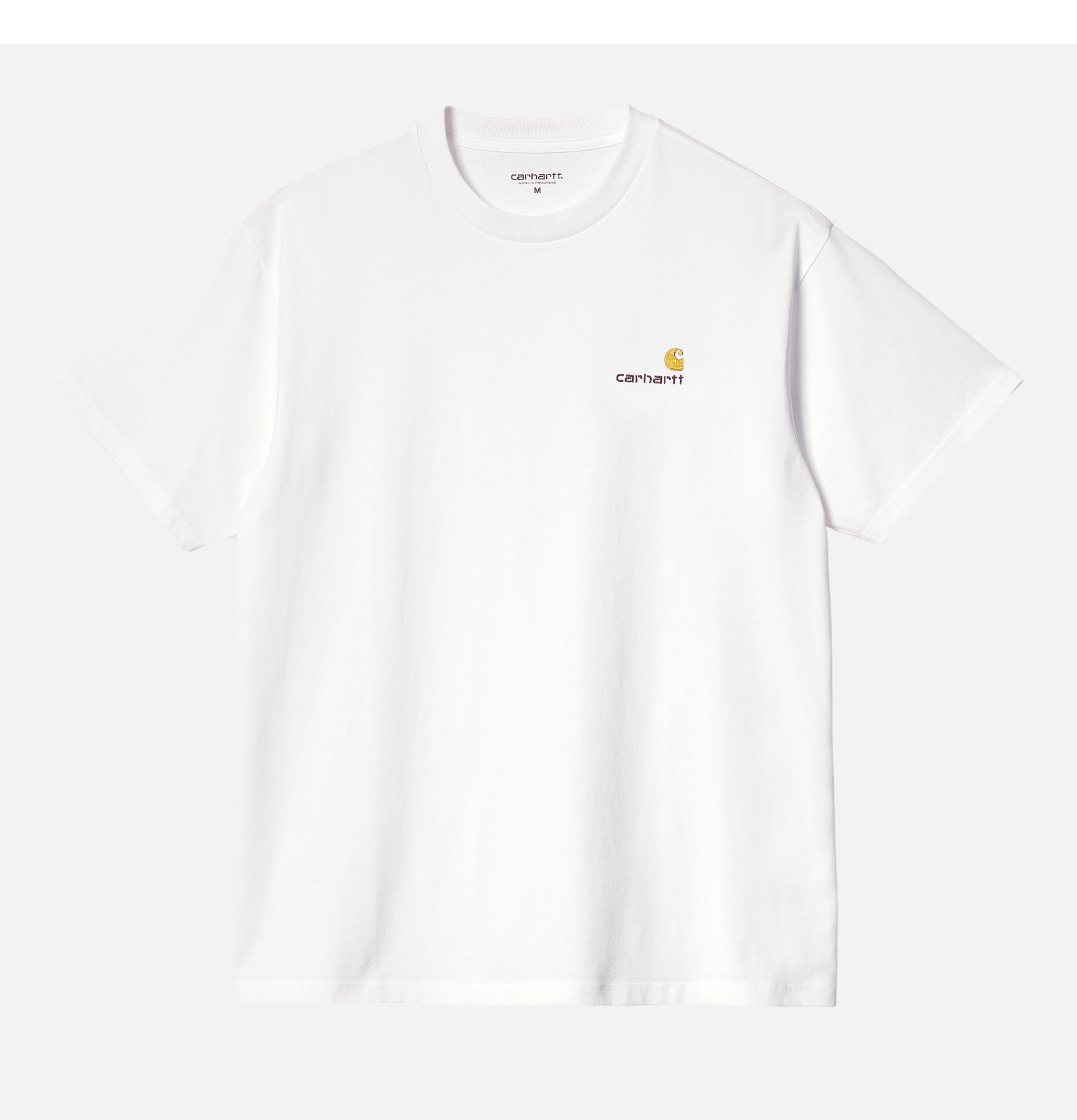 Carhartt WIP T-shirt American Script White